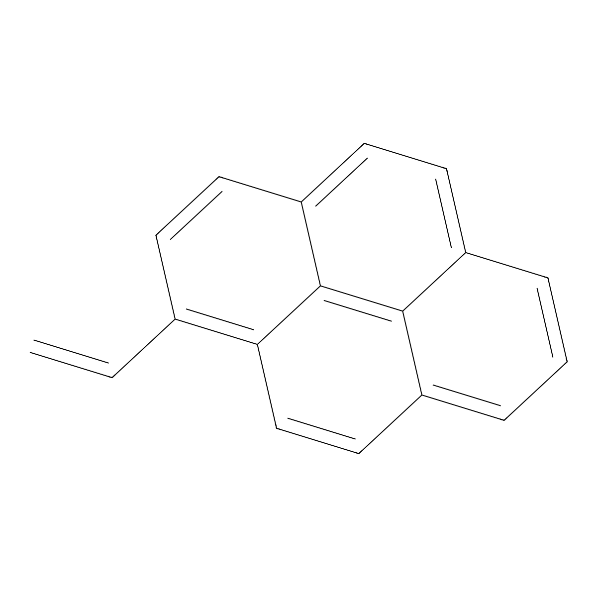 1-Ethenylpyrene molecular structure, CAS 17088-21-0
