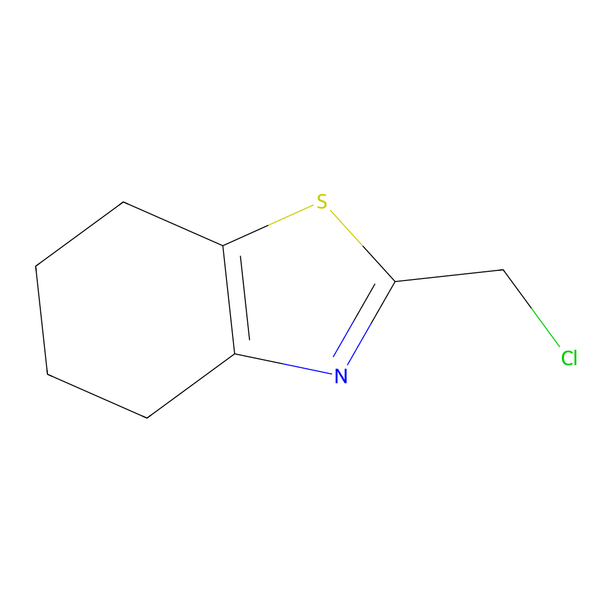 2-(Chloromethyl)-4,5,6,7-tetrahydro-1,3-benzothiazole molecular structure, CAS 170881-65-9