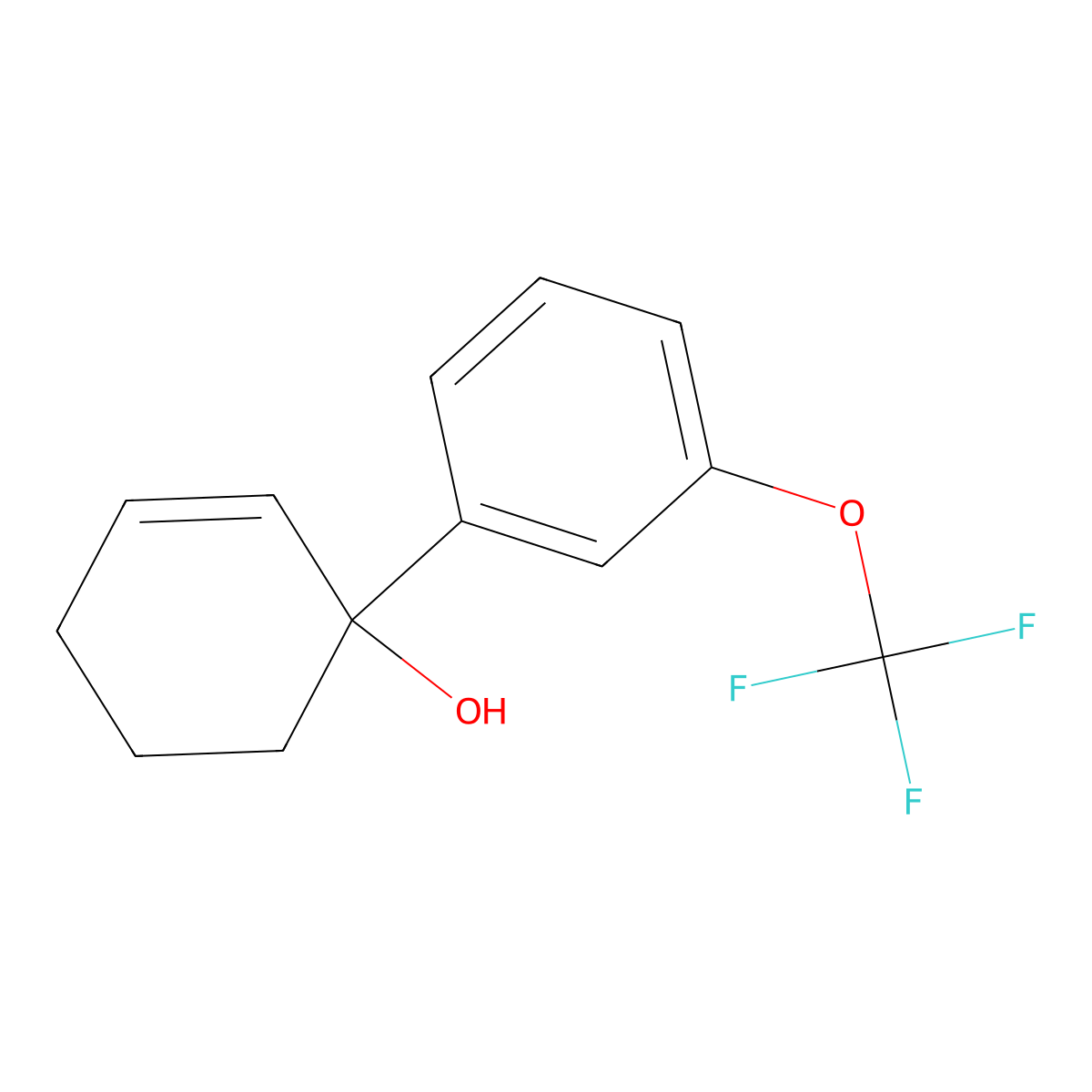 1-[3-(Trifluoromethoxy)phenyl]-2-cyclohexen-1-ol molecular structure, CAS 1708827-24-0