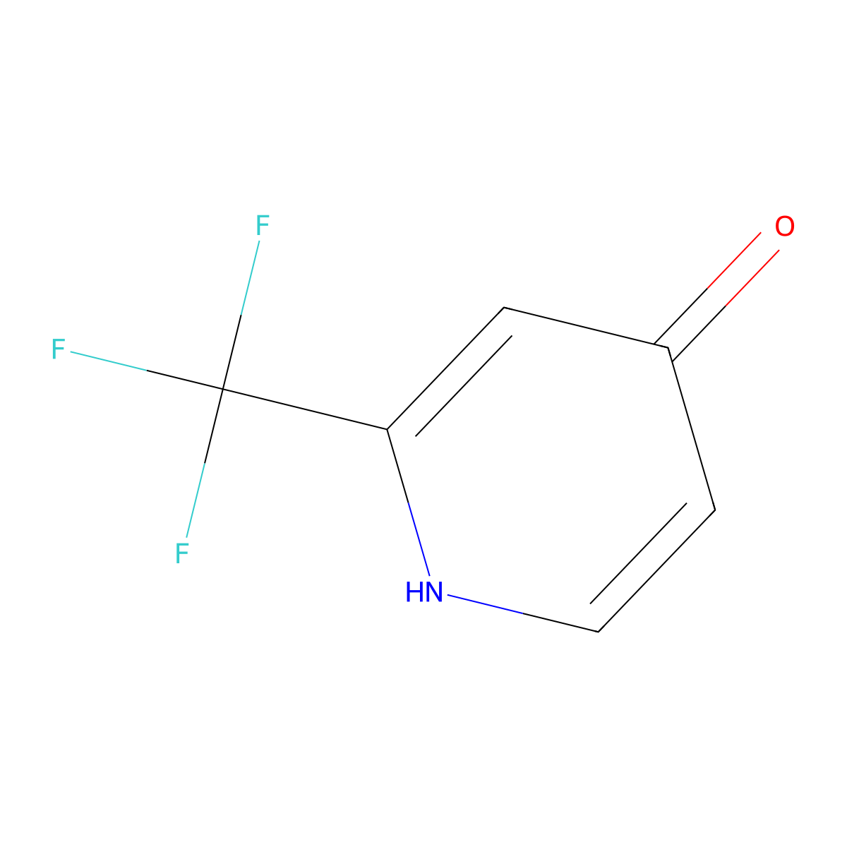 2-(Trifluoromethyl)pyridin-4-ol molecular structure, CAS 170886-13-2