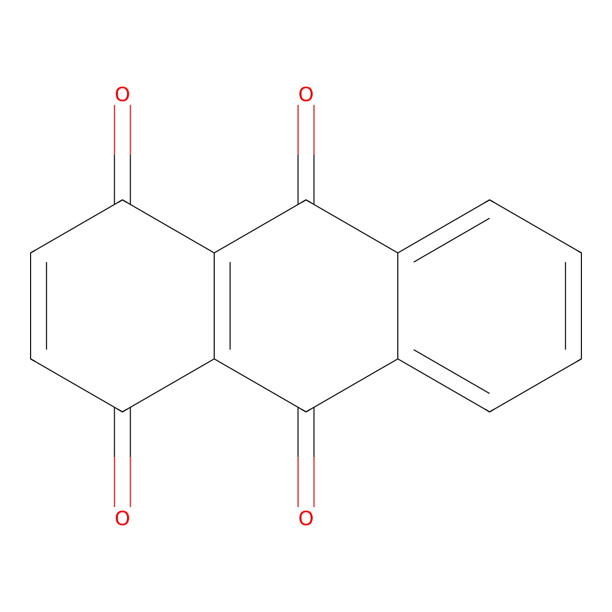1,4,9,10-Anthradiquinone molecular structure, CAS 1709-63-3