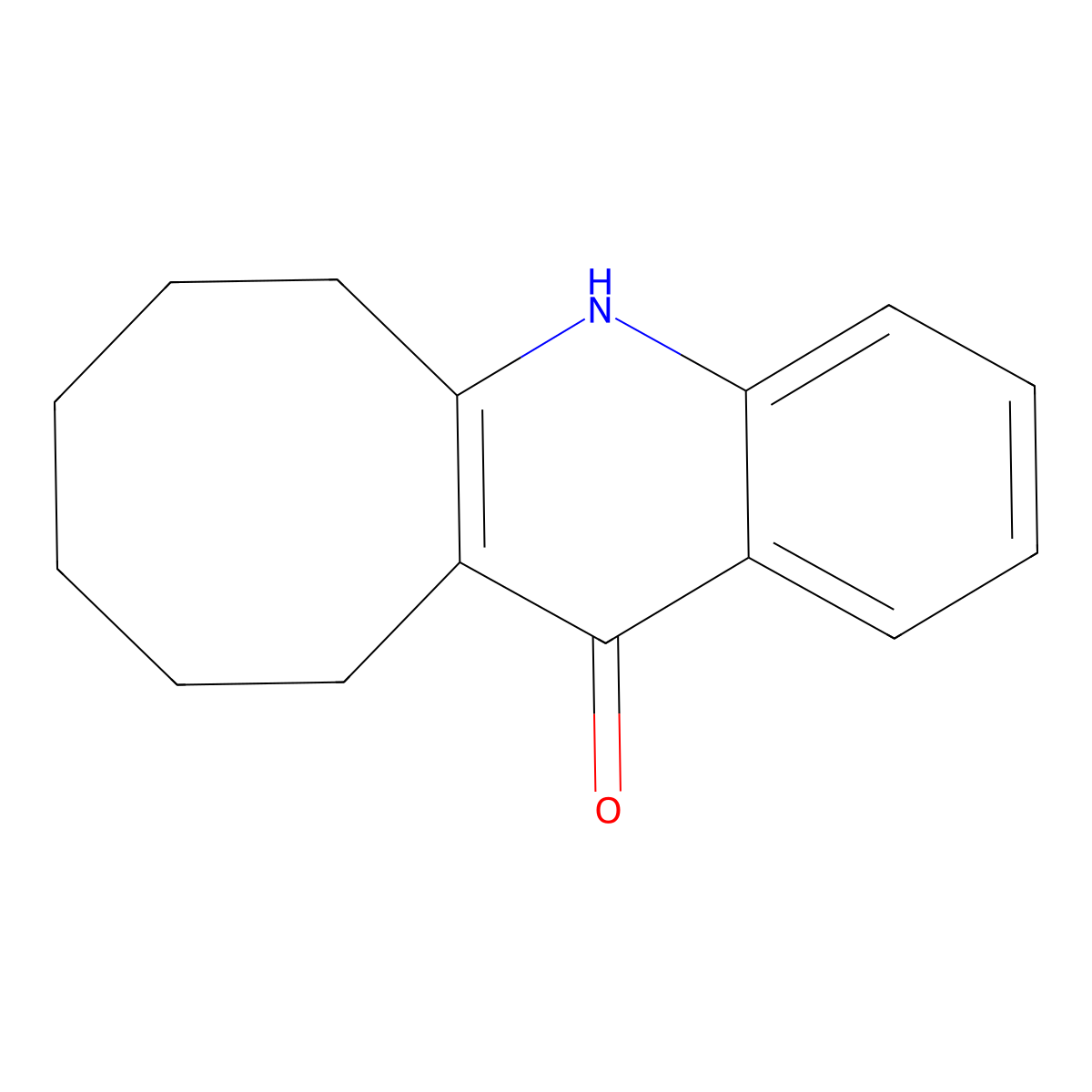6,7,8,9,10,11-Hexahydrocycloocta[b]quinolin-12(5H)-one molecular structure, CAS 17090-00-5