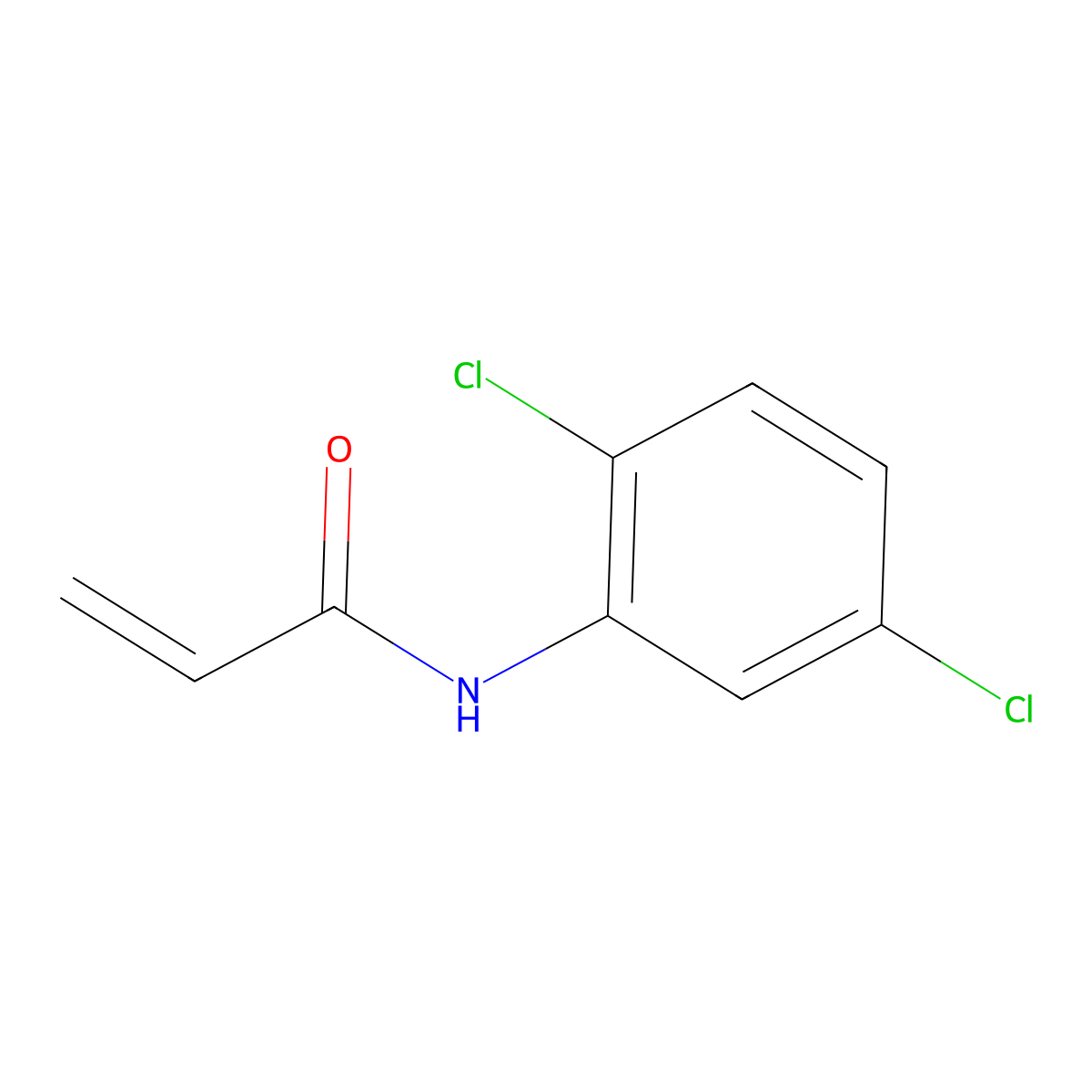 N-(2,5-dichlorophenyl)prop-2-enamide molecular structure, CAS 17090-13-0