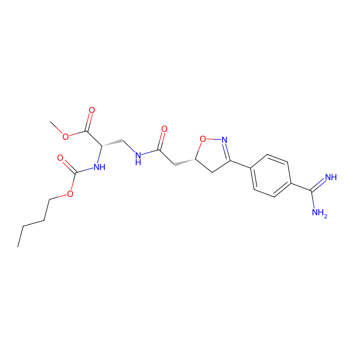 Roxifiban molecular structure, CAS 170902-47-3