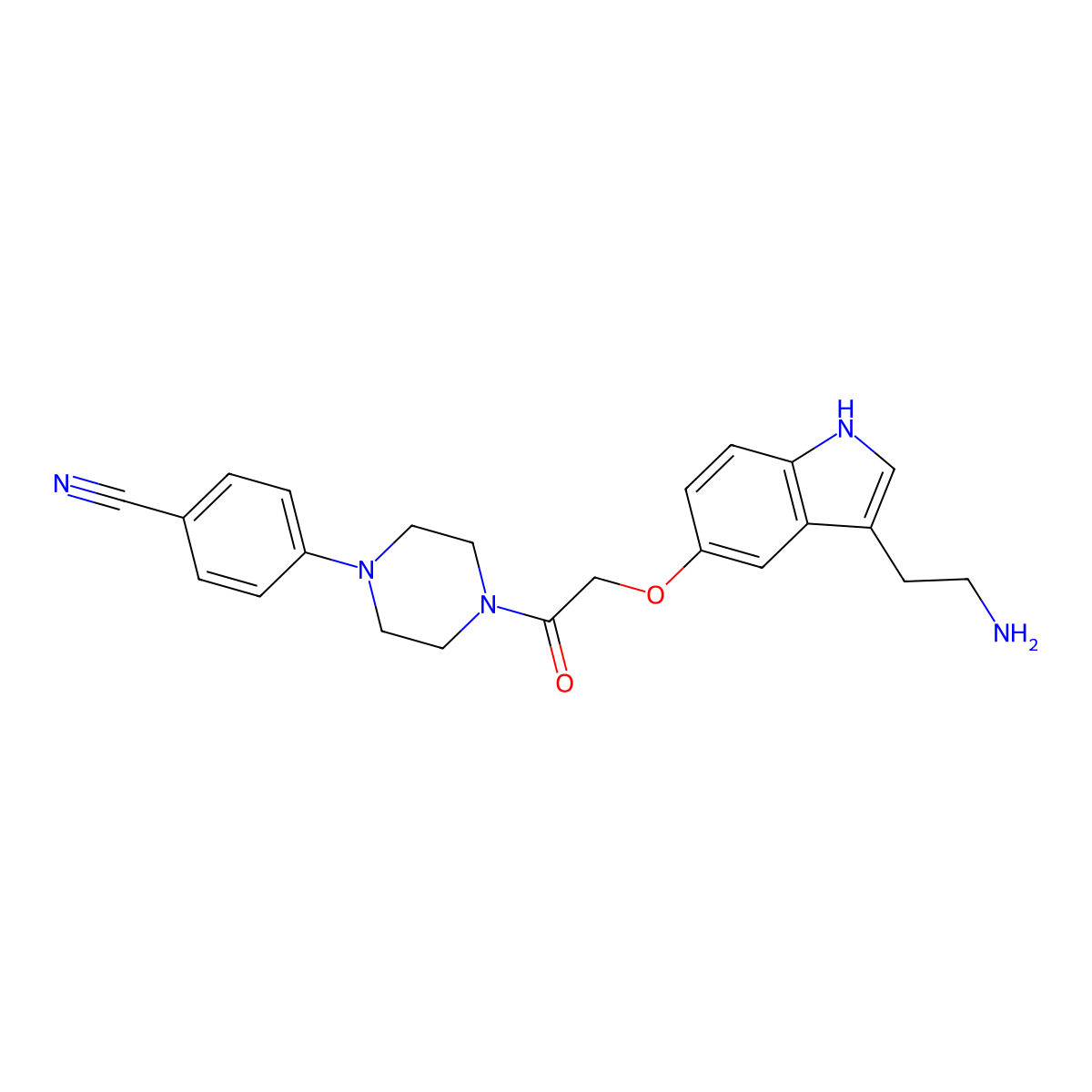 Donitriptan molecular structure, CAS 170912-52-4