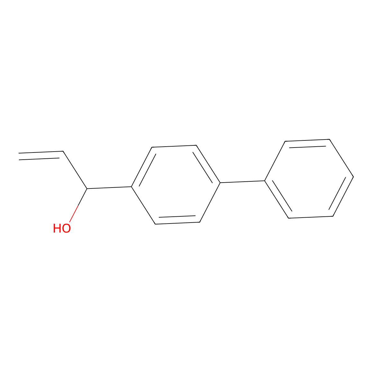 1-([1,1'-Biphenyl]-4-yl)prop-2-en-1-ol molecular structure, CAS 170938-13-3