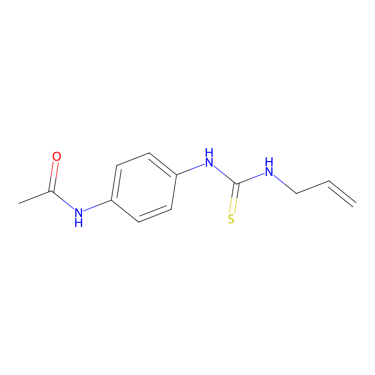1-(4-Acetamidophenyl)-3-allylthiourea molecular structure, CAS 17098-56-5