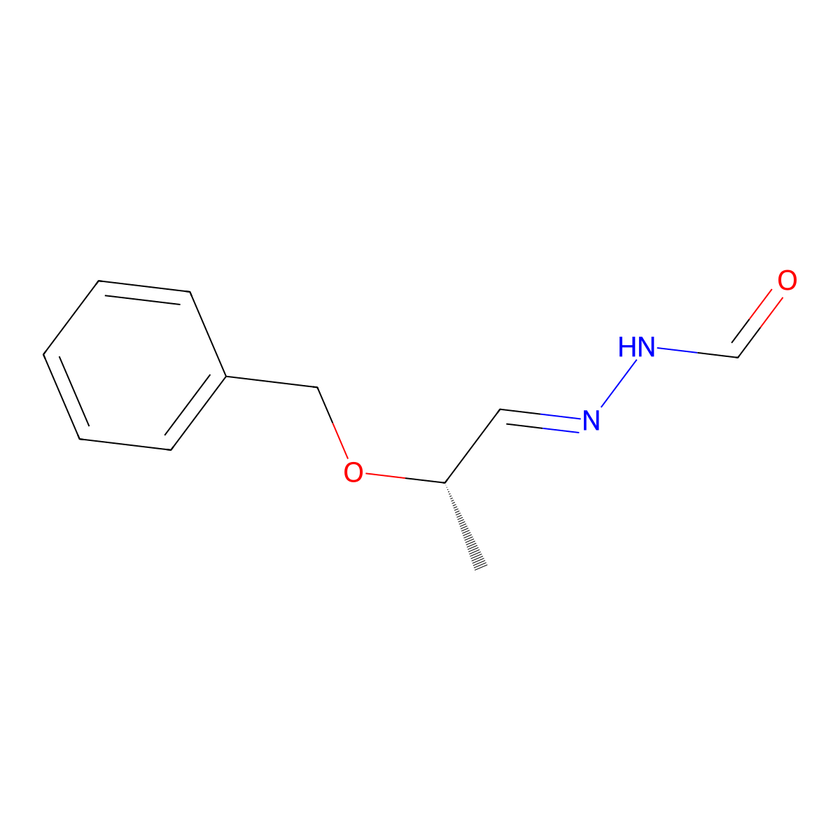 (S)-N'-(2-(Benzyloxy)propylidene)formohydrazide molecular structure, CAS 170985-84-9