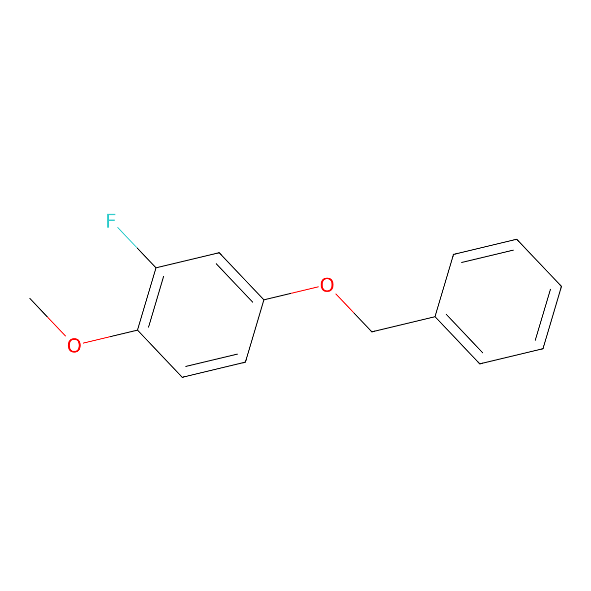 4-(Benzyloxy)-2-fluoro-1-methoxybenzene molecular structure, CAS 1709852-25-4