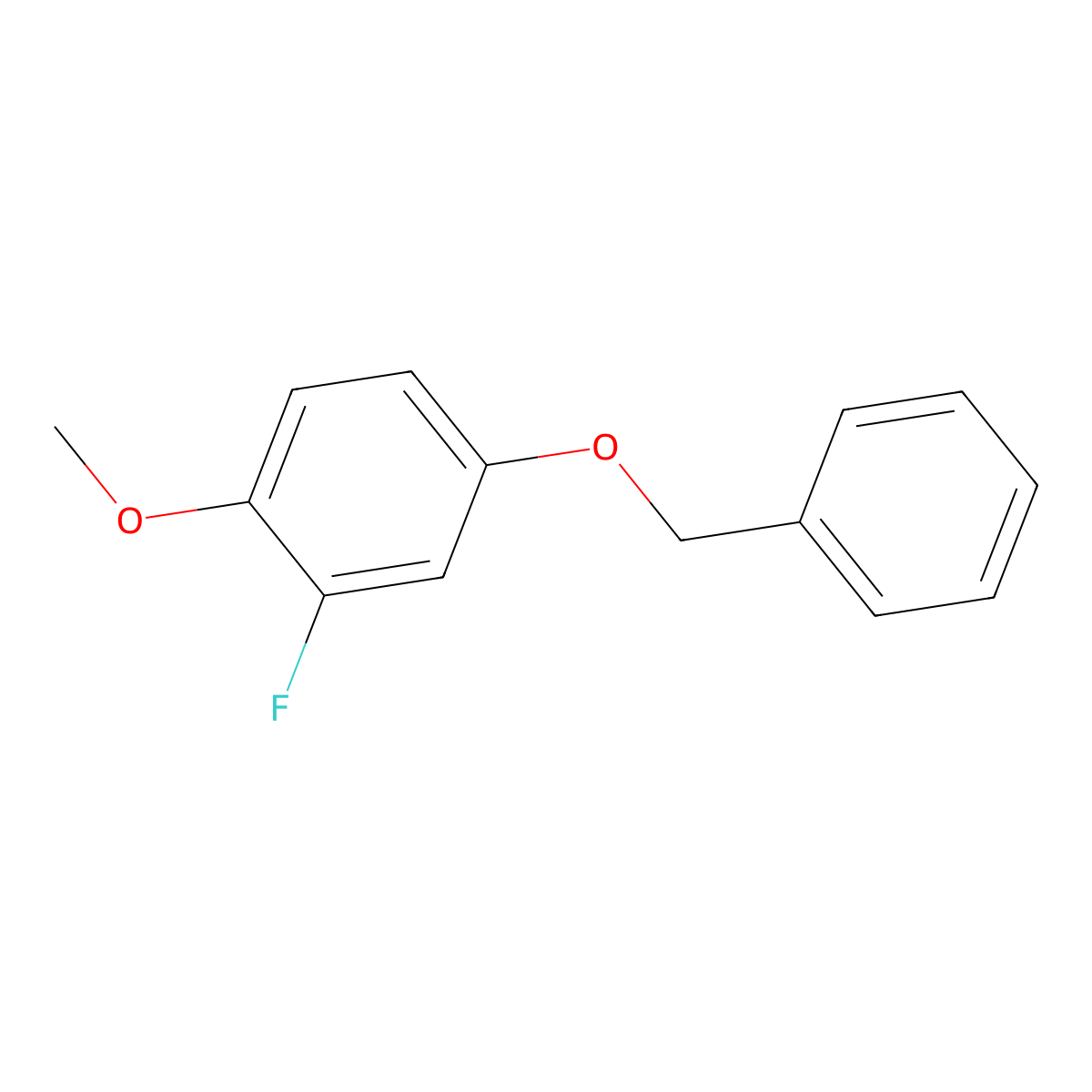 4-(Benzyloxy)-2-fluoro-1-methoxybenzene molecular structure, CAS 1709852-25-4