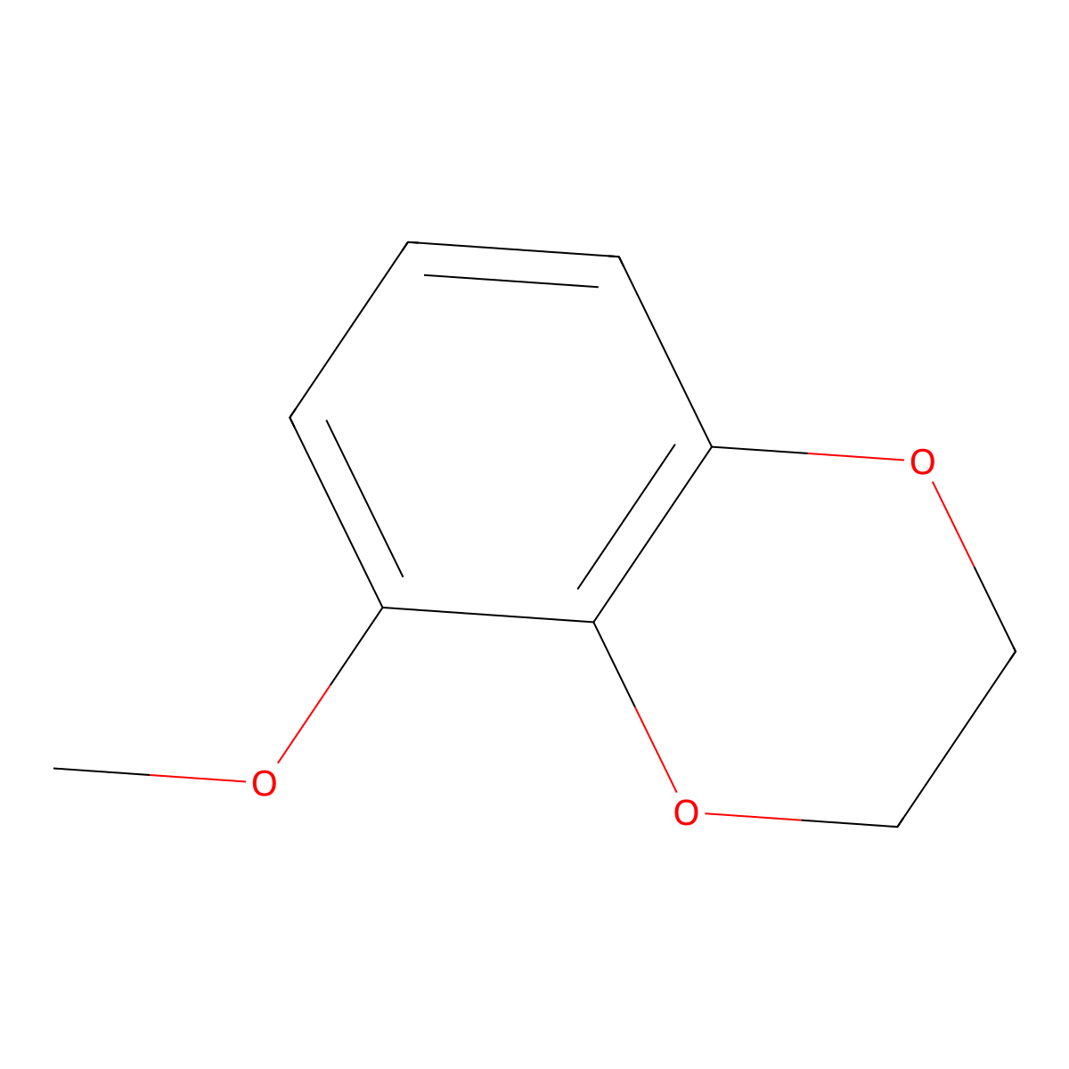 2,3-Dihydro-5-methoxy-1,4-benzodioxin molecular structure, CAS 1710-55-0