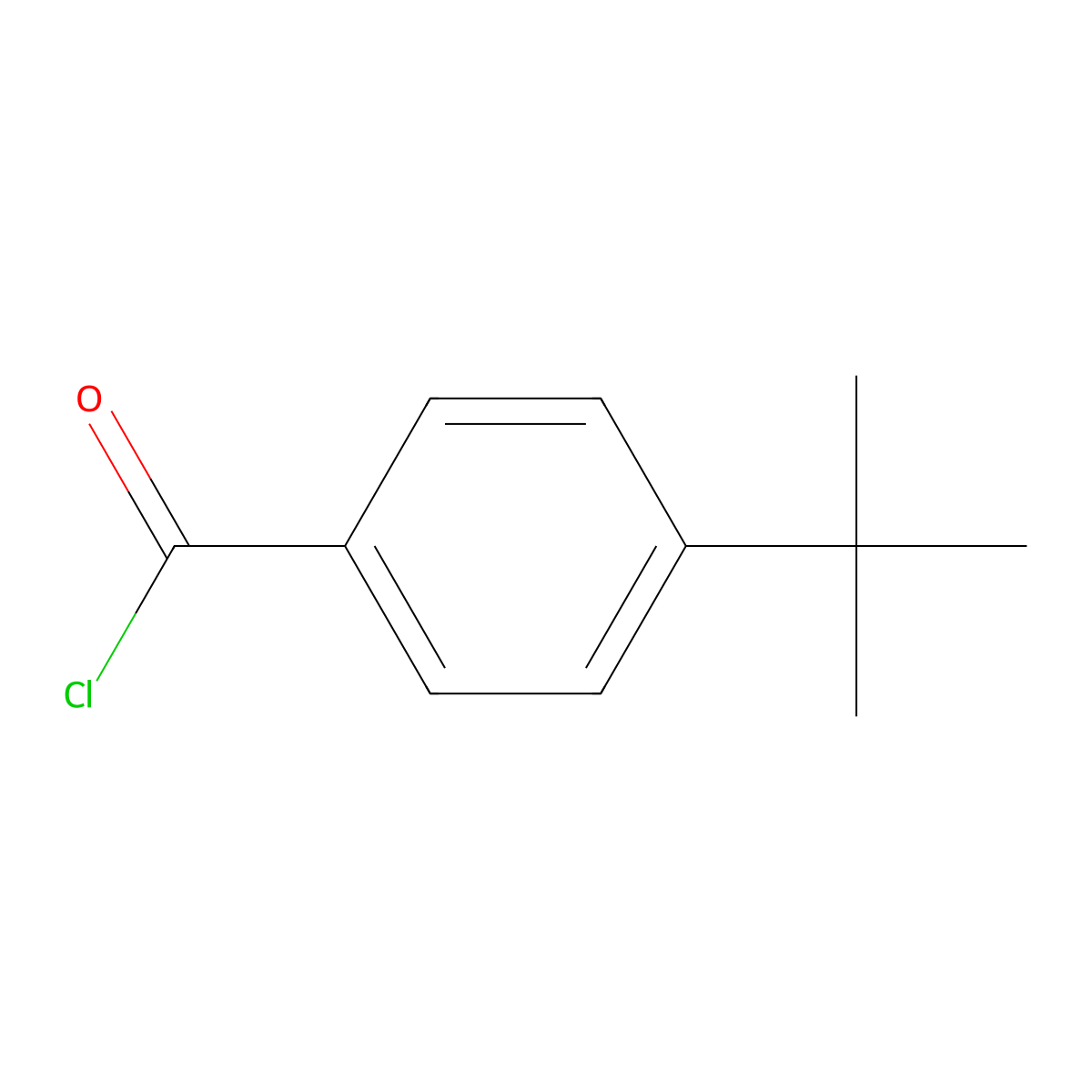 4-tert-Butylbenzoyl chloride molecular structure, CAS 1710-98-1