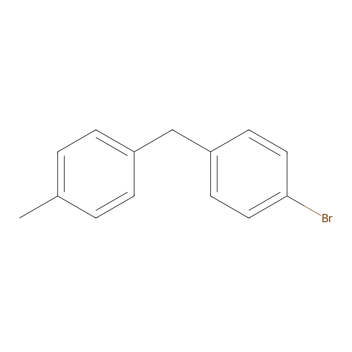 1-Bromo-4-(4-methylbenzyl)benzene molecular structure, CAS 17100-53-7