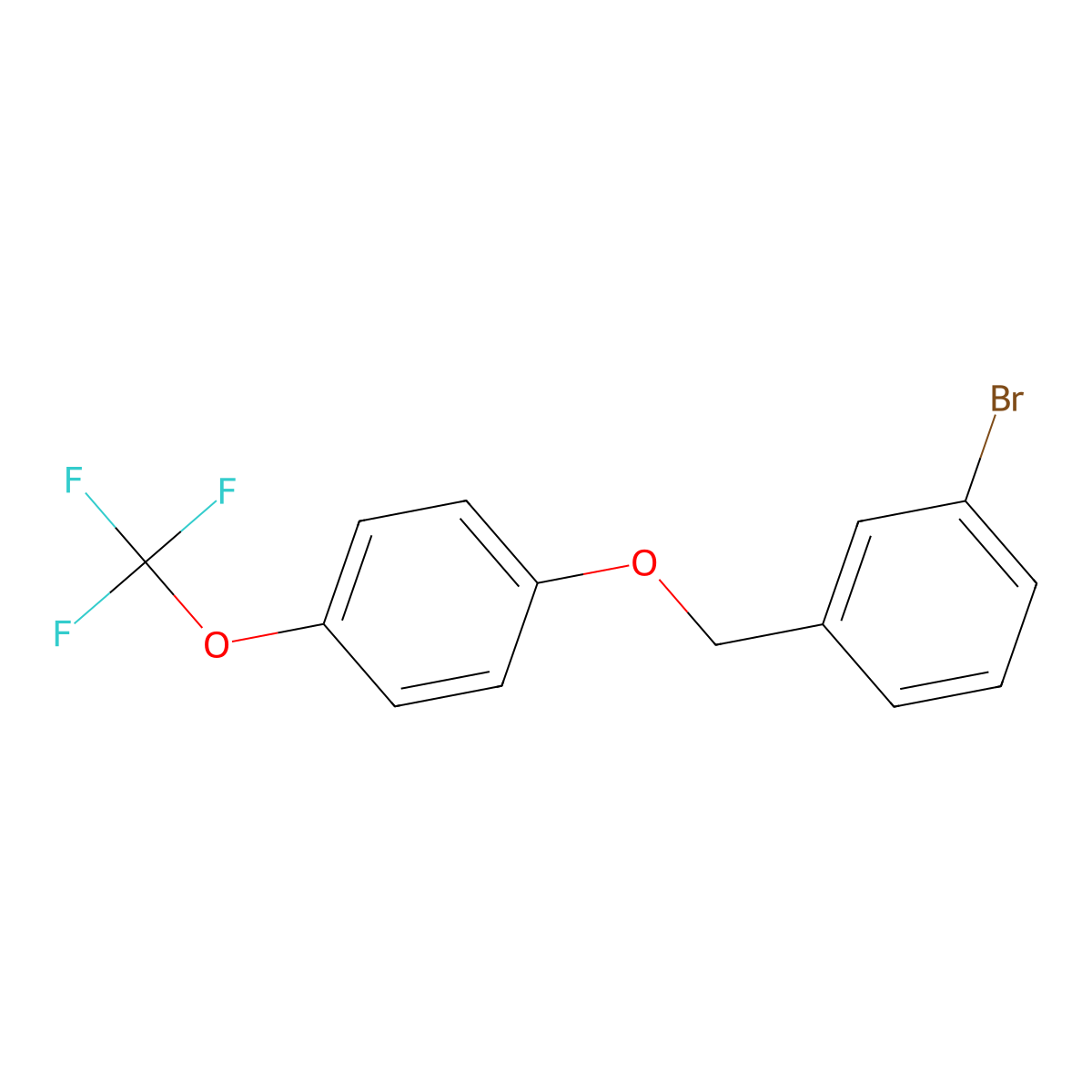 1-Bromo-3-((4-(trifluoromethoxy)phenoxy)methyl)benzene molecular structure, CAS 1710125-81-7