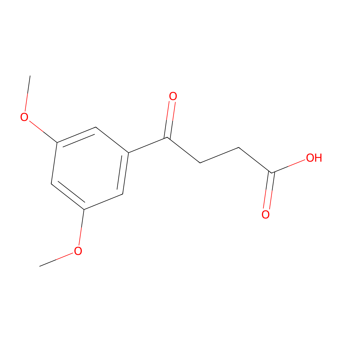 4-(3,5-Dimethoxyphenyl)-4-oxobutyric acid molecular structure, CAS 17103-70-7