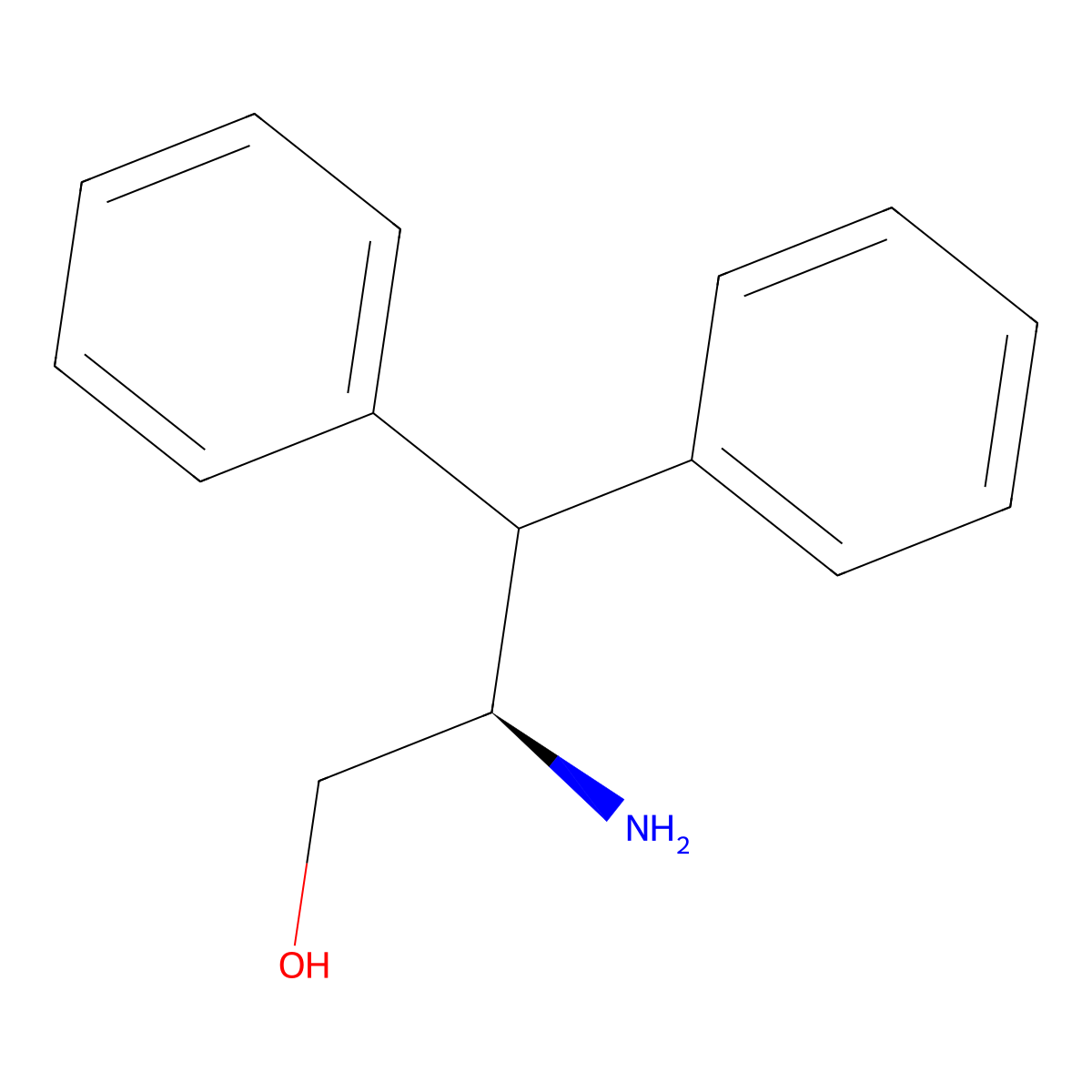 (R)-2-Amino-3,3-diphenylpropan-1-ol molecular structure, CAS 171037-01-7