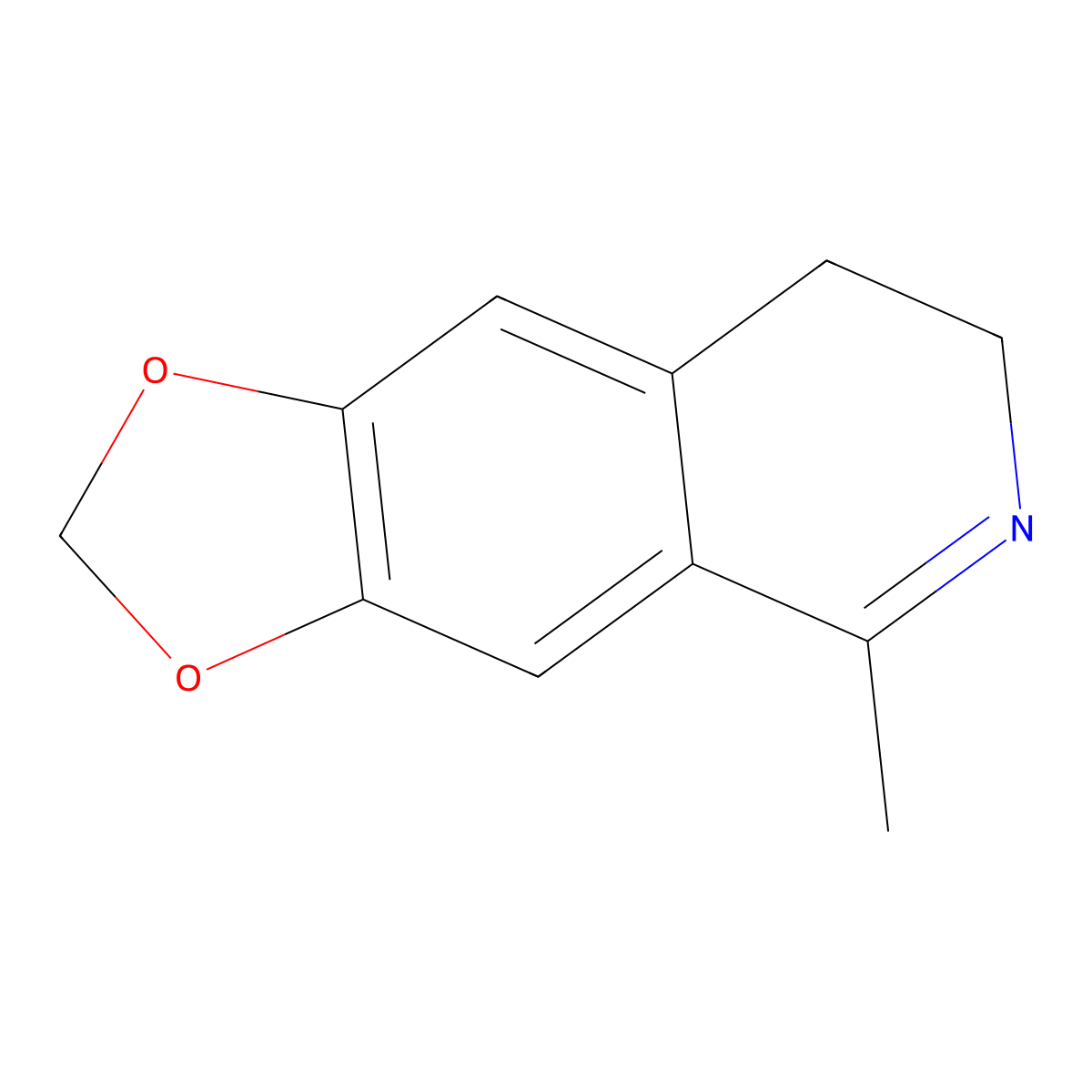 5-Methyl-7,8-dihydro-[1,3]dioxolo[4,5-g]isoquinoline molecular structure, CAS 17104-27-7