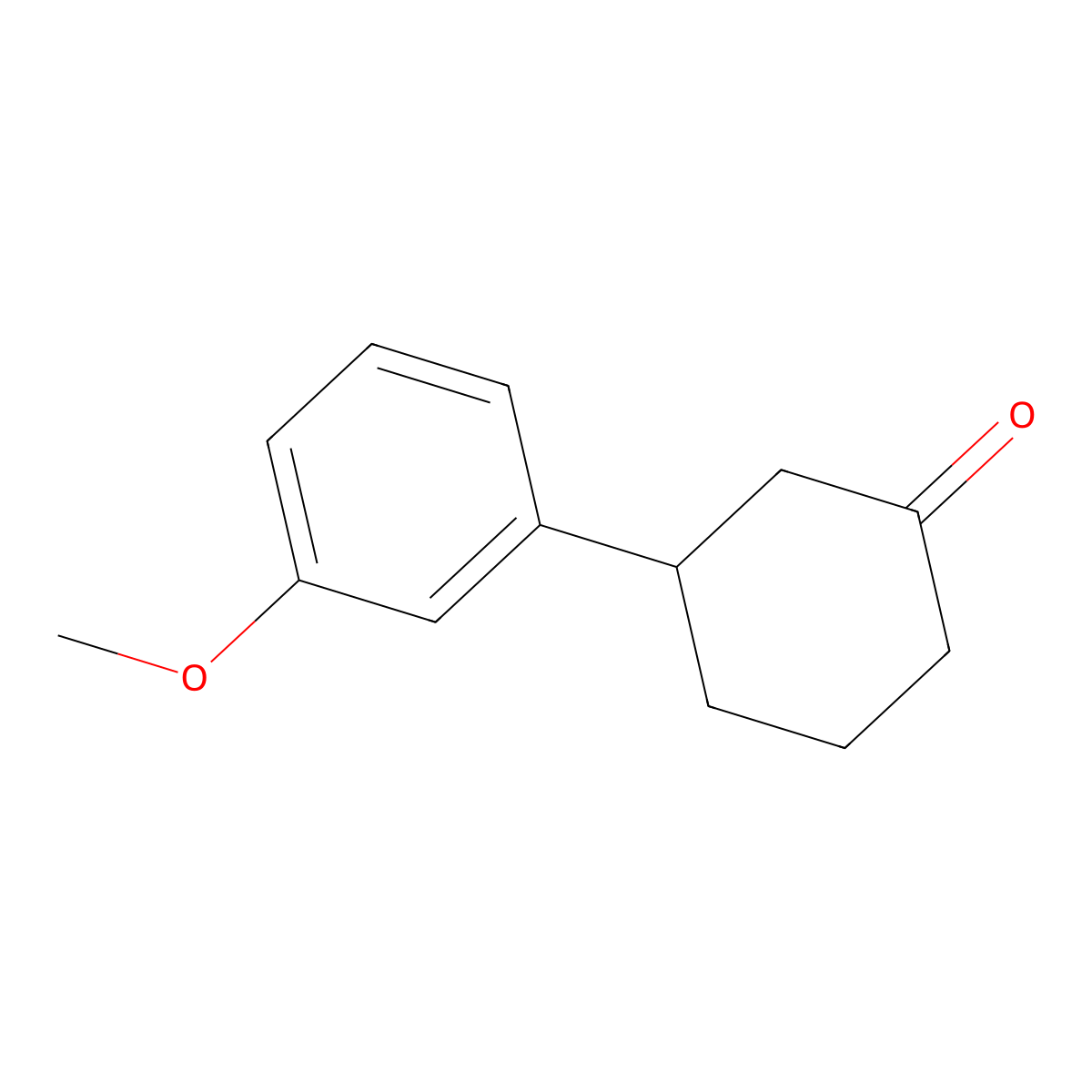 3-(3-Methoxyphenyl)cyclohexanone molecular structure, CAS 171046-93-8