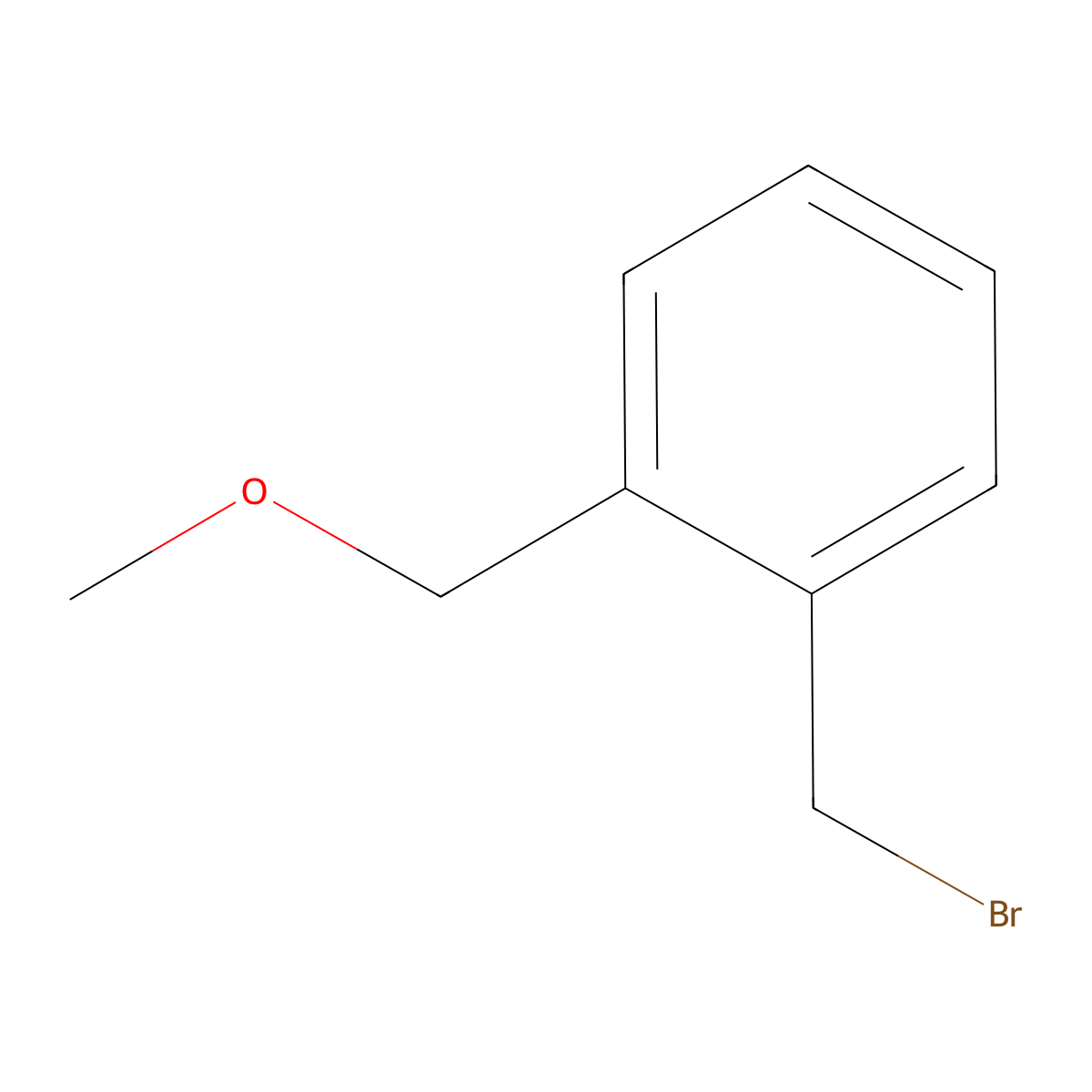 1-(Bromomethyl)-2-(methoxymethyl)benzene molecular structure, CAS 171055-42-8