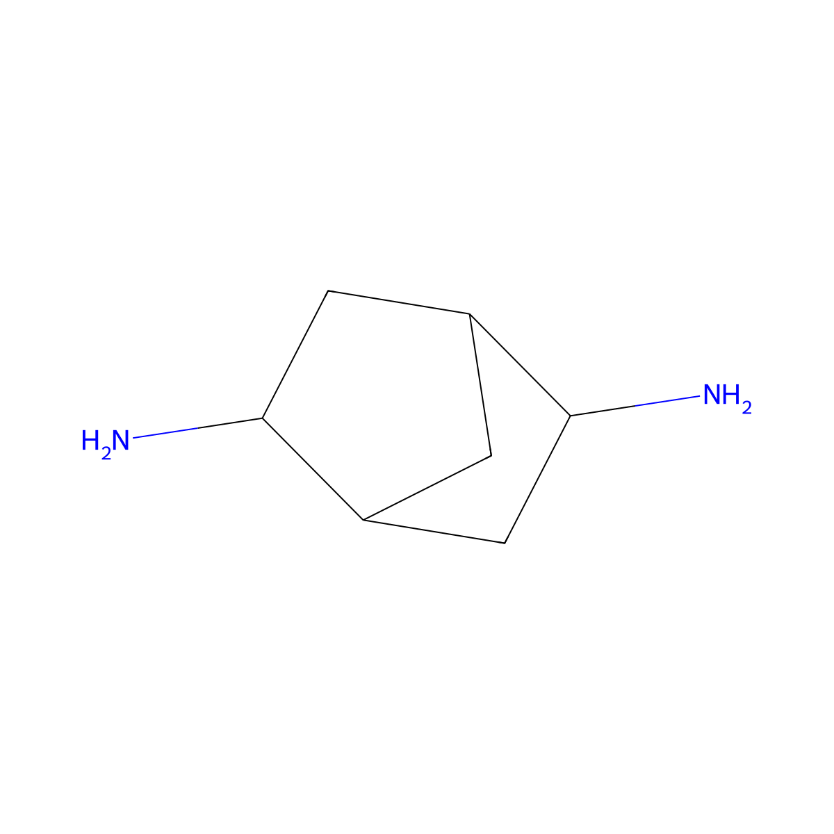 Bicyclo[2.2.1]heptane-2,5-diamine molecular structure, CAS 171065-84-2