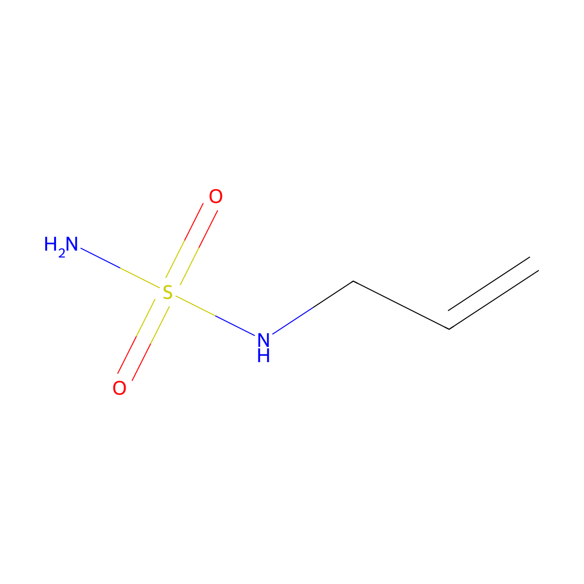 [(Prop-2-en-1-yl)sulfamoyl]amine molecular structure, CAS 17107-21-0