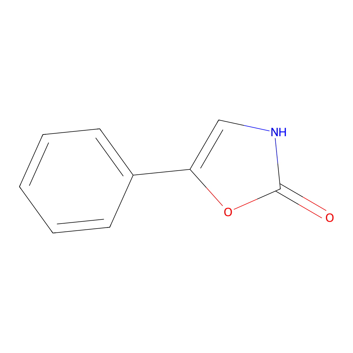 5-Phenyloxazol-2-OL molecular structure, CAS 17107-25-4