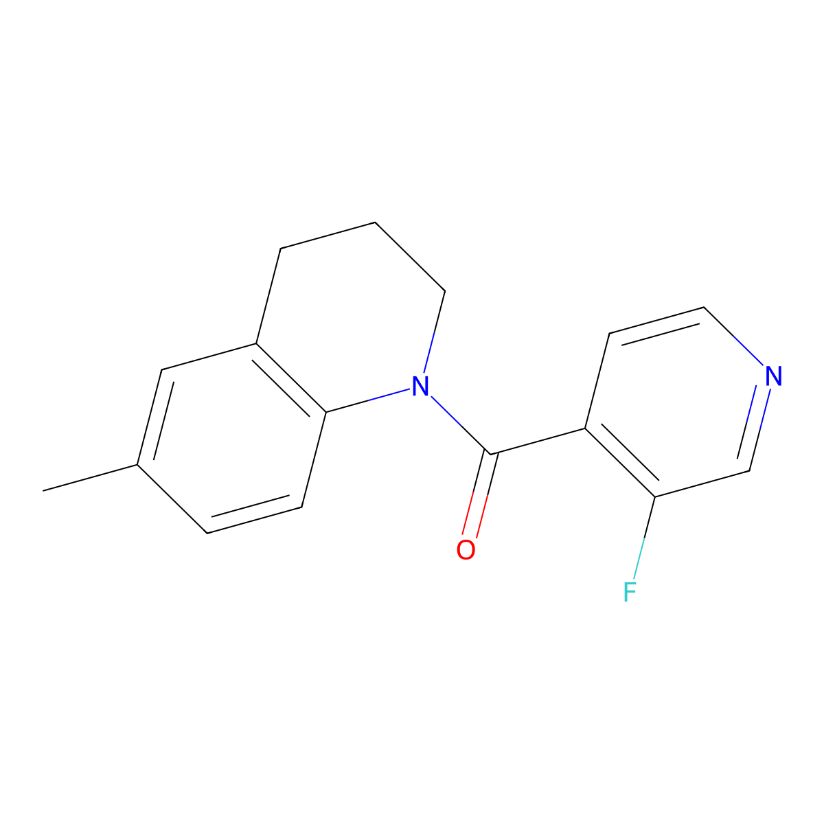 1-(3-Fluoropyridine-4-carbonyl)-6-methyl-1,2,3,4-tetrahydroquinoline molecular structure, CAS 1710742-09-8