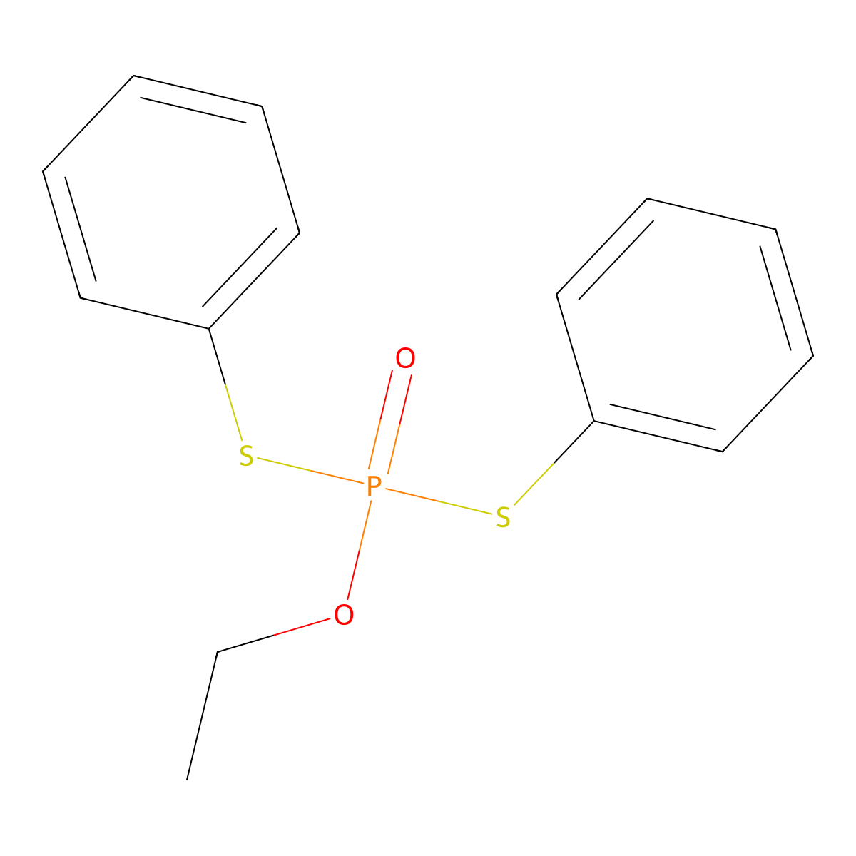 Edifenphos molecular structure, CAS 17109-49-8