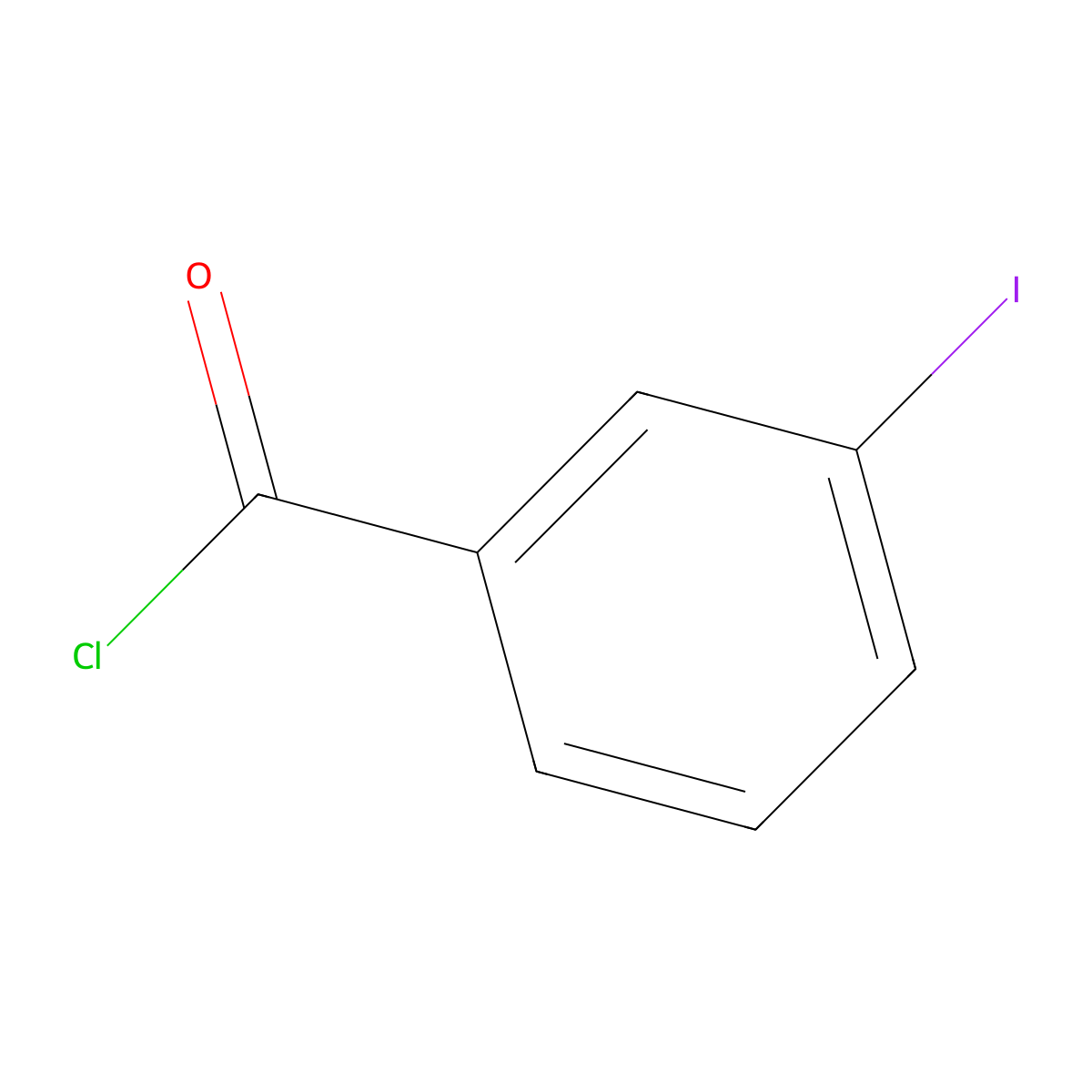 3-Iodobenzoyl chloride molecular structure, CAS 1711-10-0