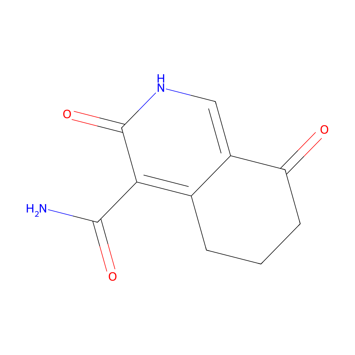 3,8-Dioxo-2,5,6,7-tetrahydroisoquinoline-4-carboxamide molecular structure, CAS 171113-31-8