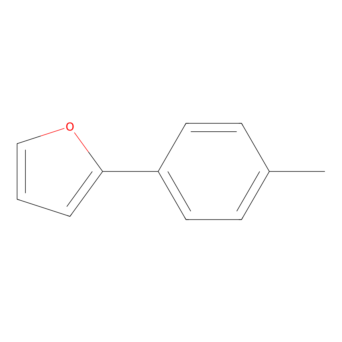 2-(4-Methylphenyl)furan molecular structure, CAS 17113-32-5