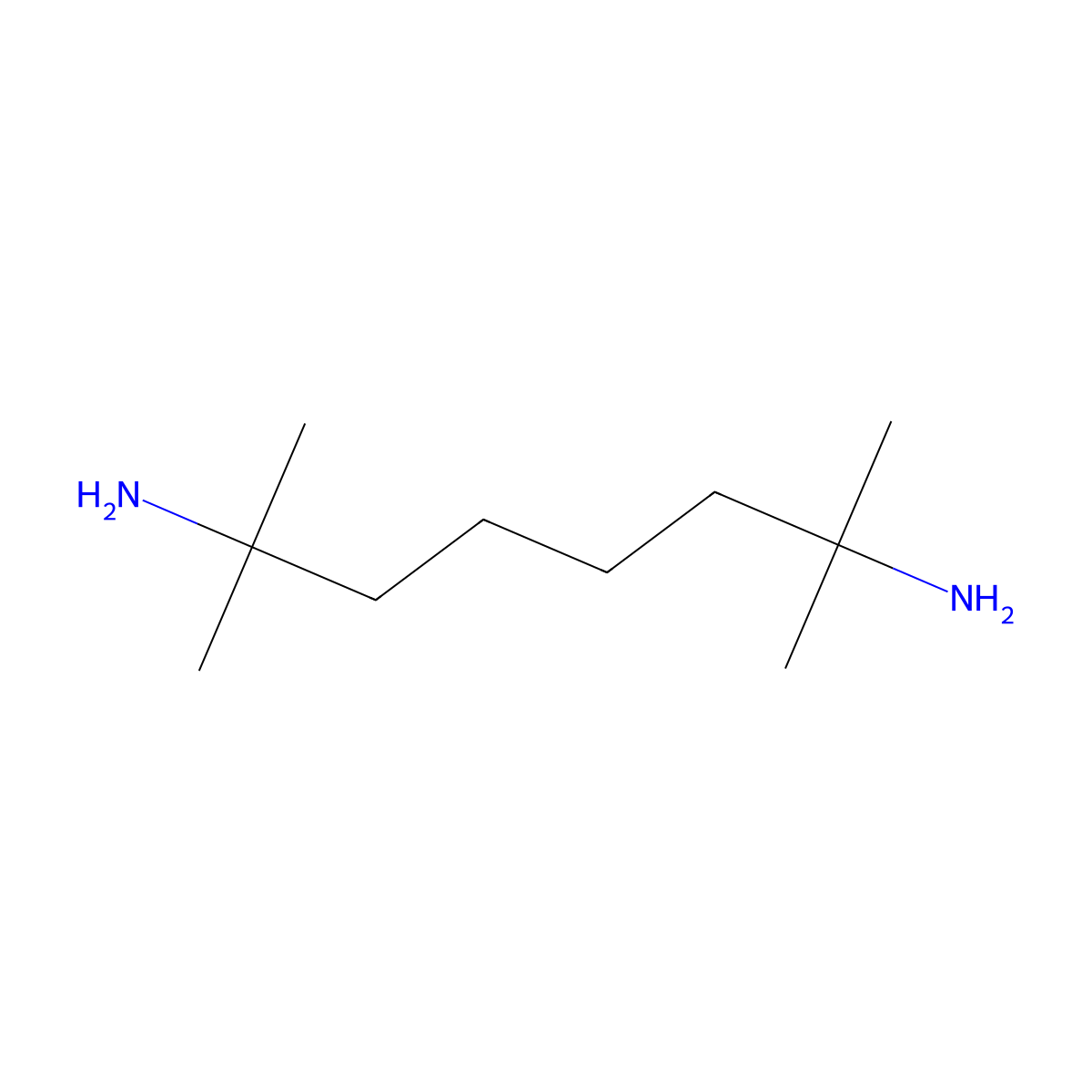 2,7-Dimethyloctane-2,7-diamine molecular structure, CAS 17113-46-1