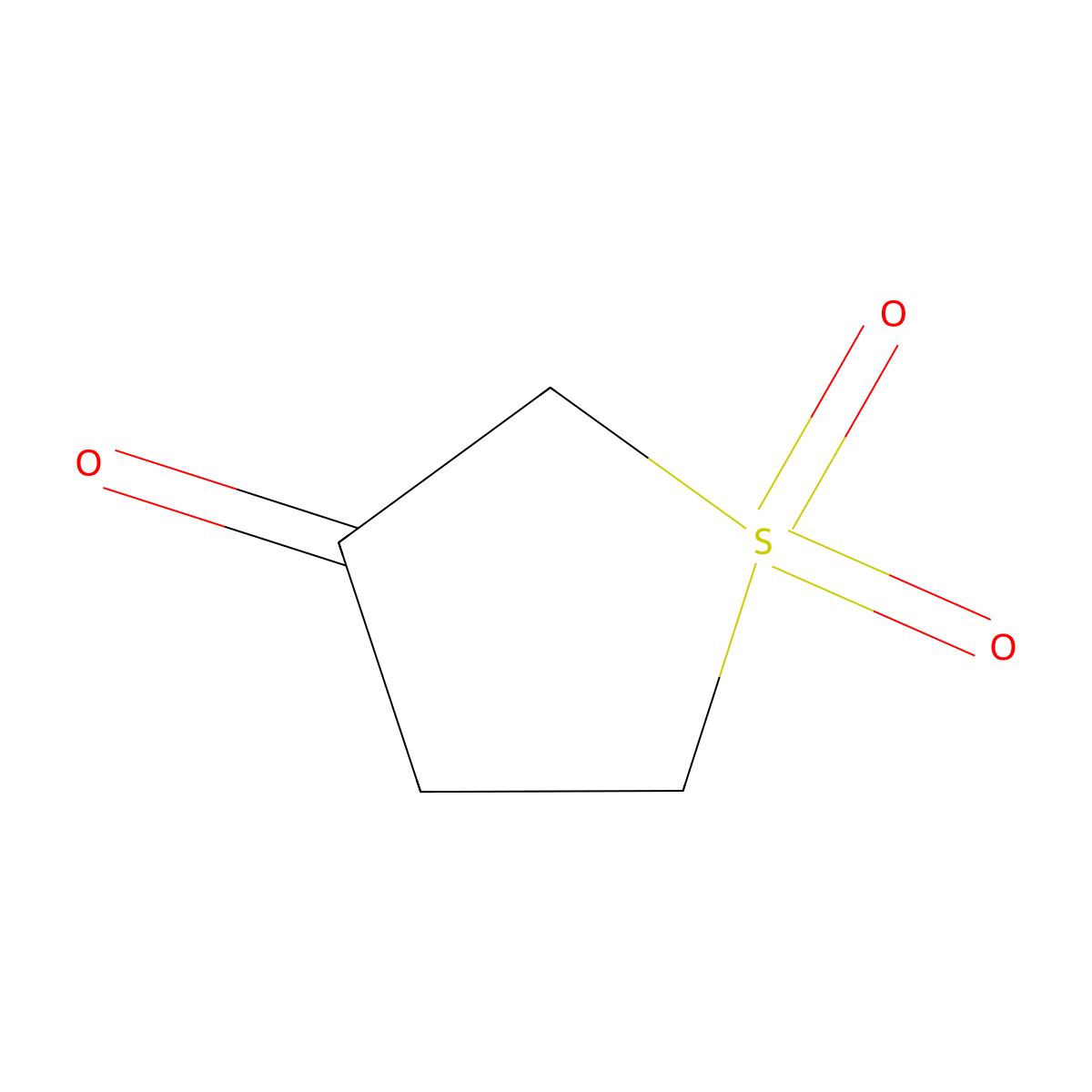 dihydrothiophen-3(2H)-one 1,1-dioxide molecular structure, CAS 17115-51-4