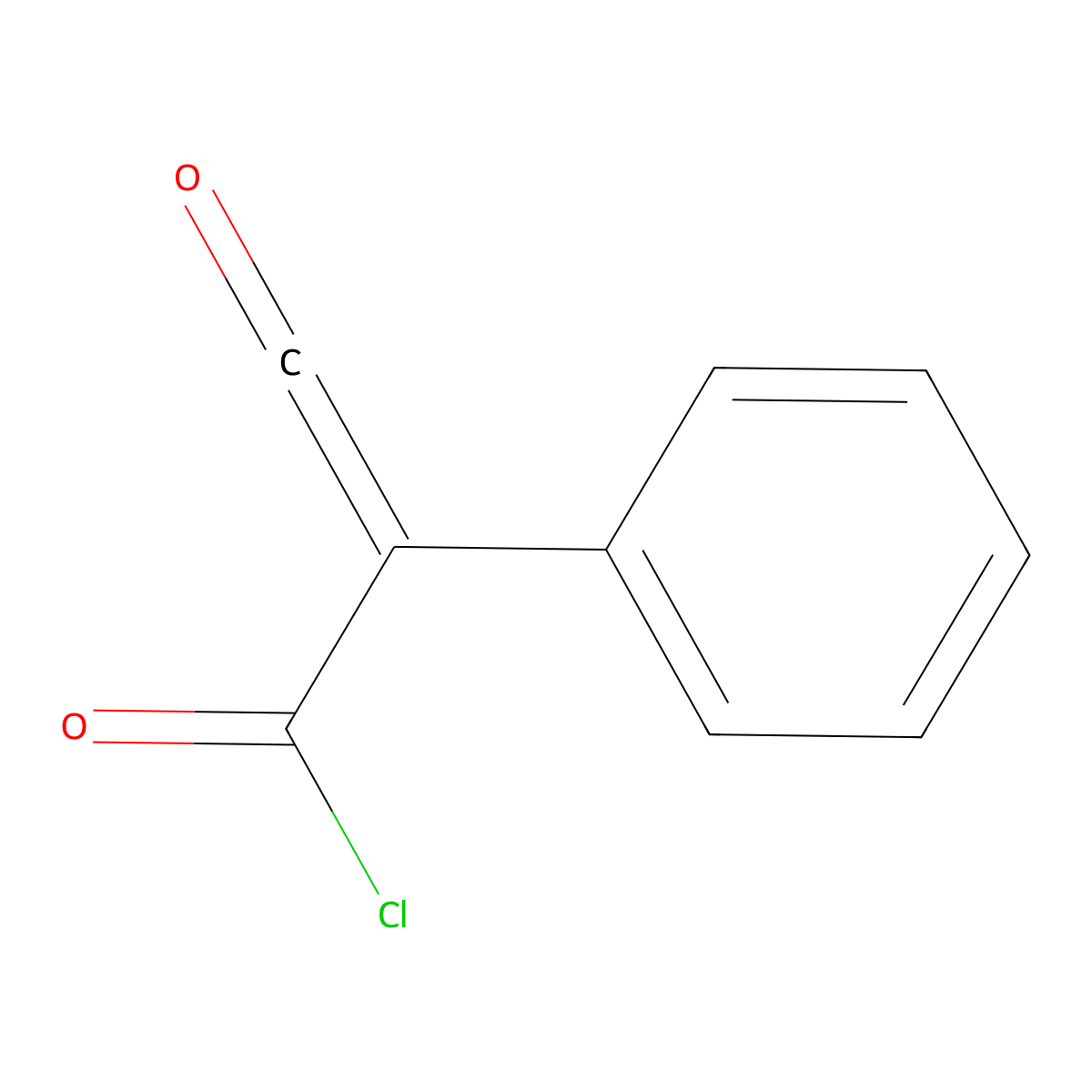 3-Oxo-2-phenylprop-2-enoyl chloride molecular structure, CAS 17118-70-6