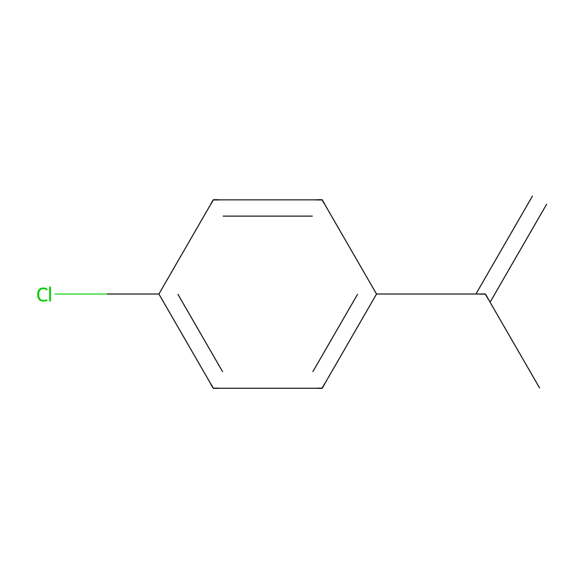 4-Chloro-alpha-methylstyrene molecular structure, CAS 1712-70-5