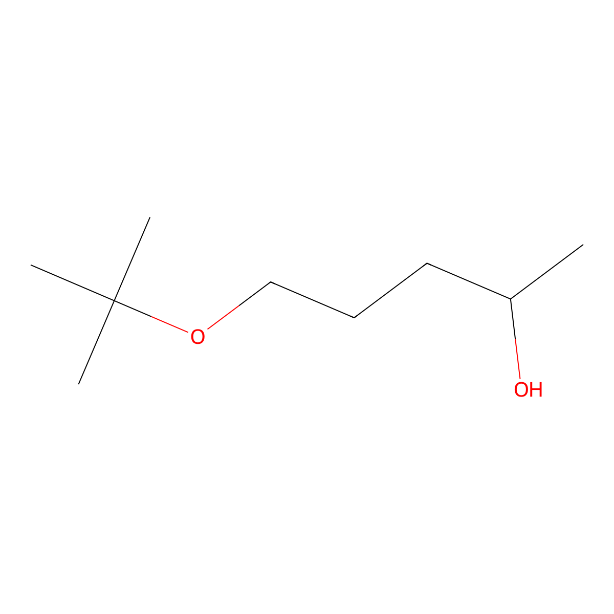 5-(Tert-butoxy)pentan-2-ol molecular structure, CAS 171254-13-0
