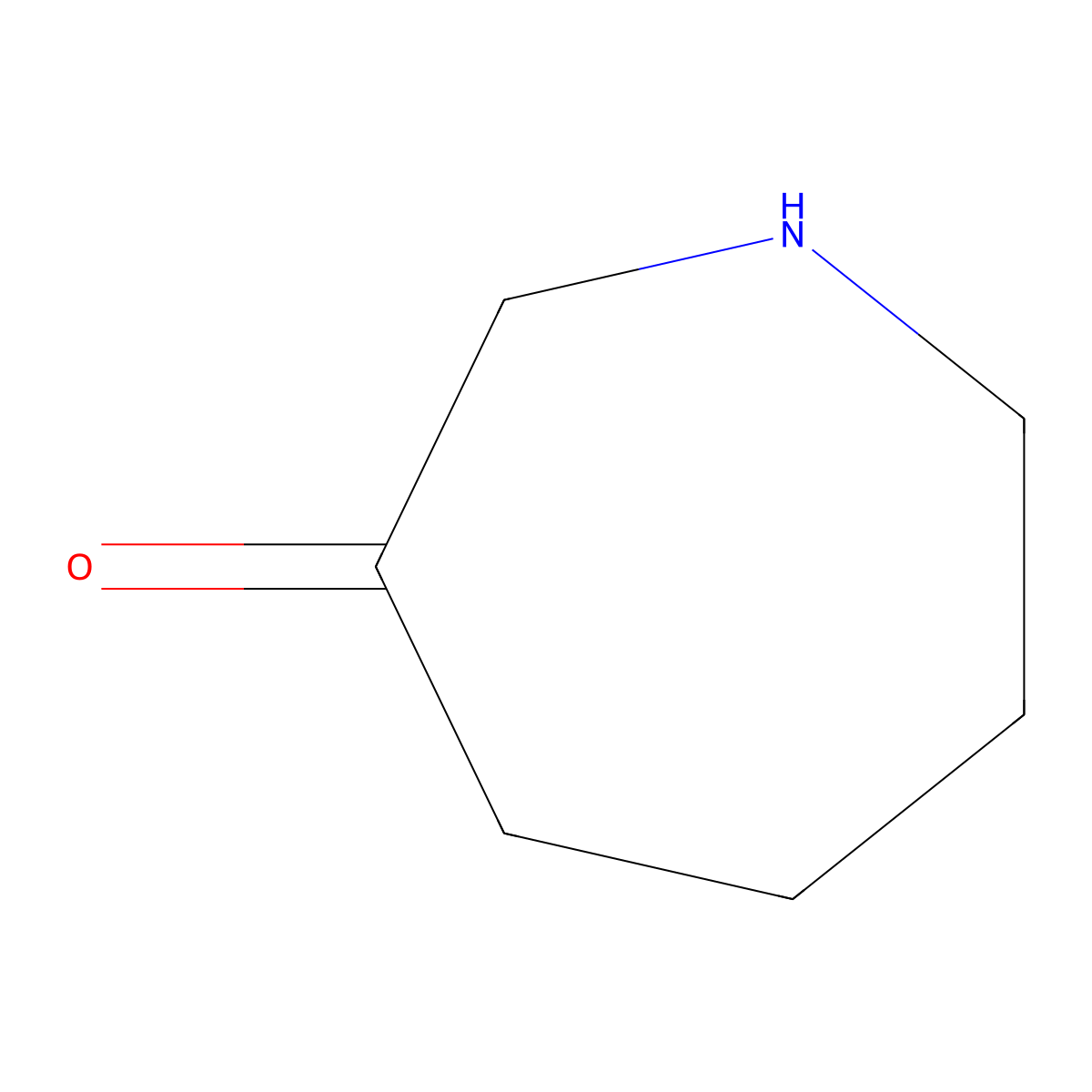 Azepan-3-one molecular structure, CAS 171257-01-5