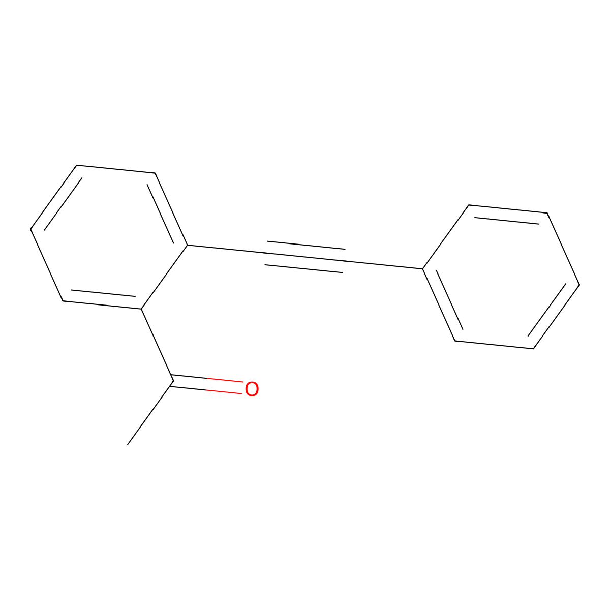 1-(2-(Phenylethynyl)phenyl)ethanone molecular structure, CAS 171258-08-5