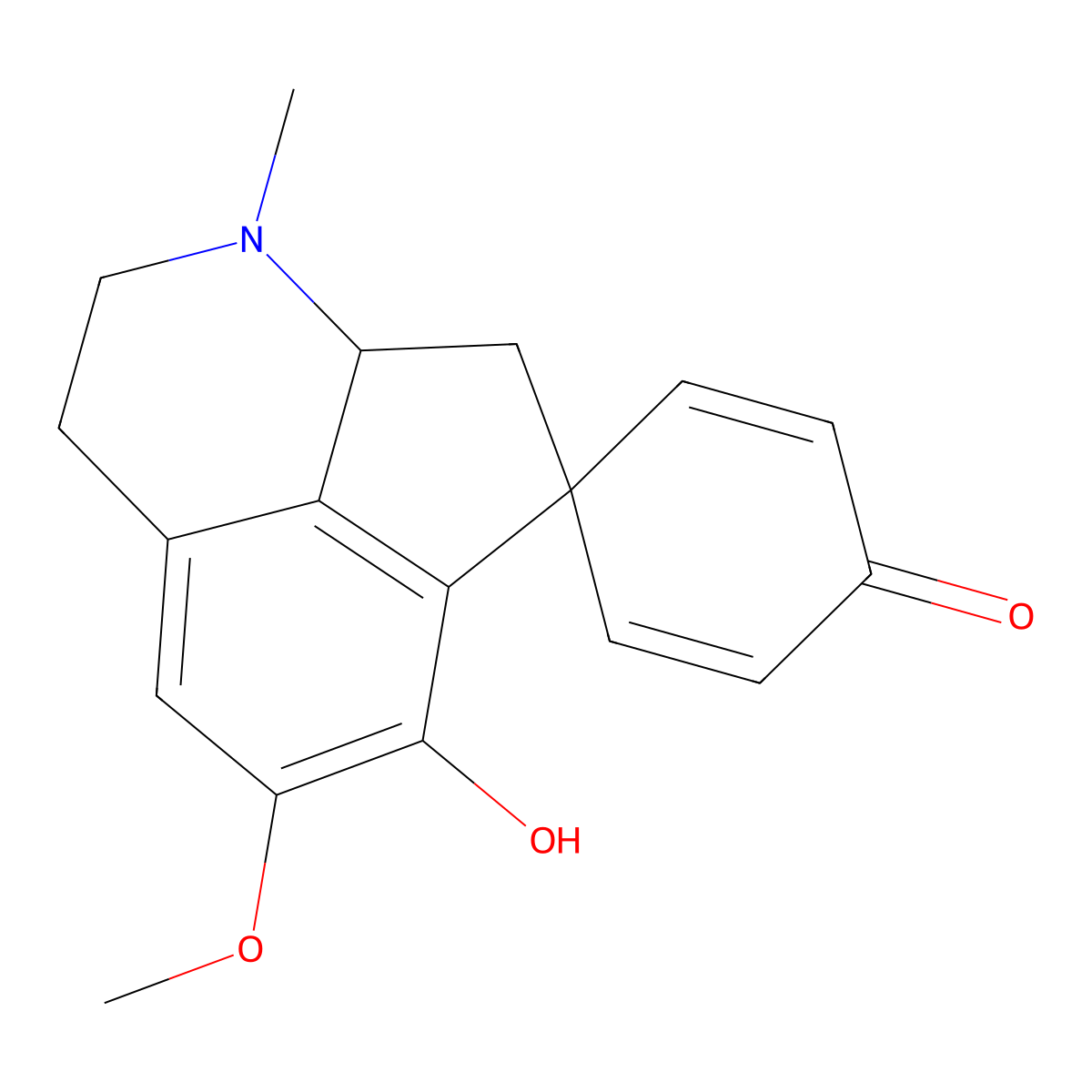Glaziovine molecular structure, CAS 17127-48-9