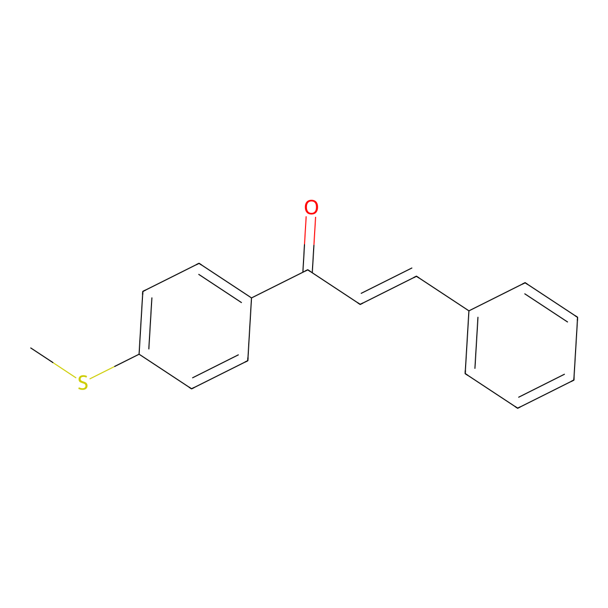 1-[4-(Methylthio)phenyl]-3-phenyl-2-propen-1-one molecular structure, CAS 17129-07-6