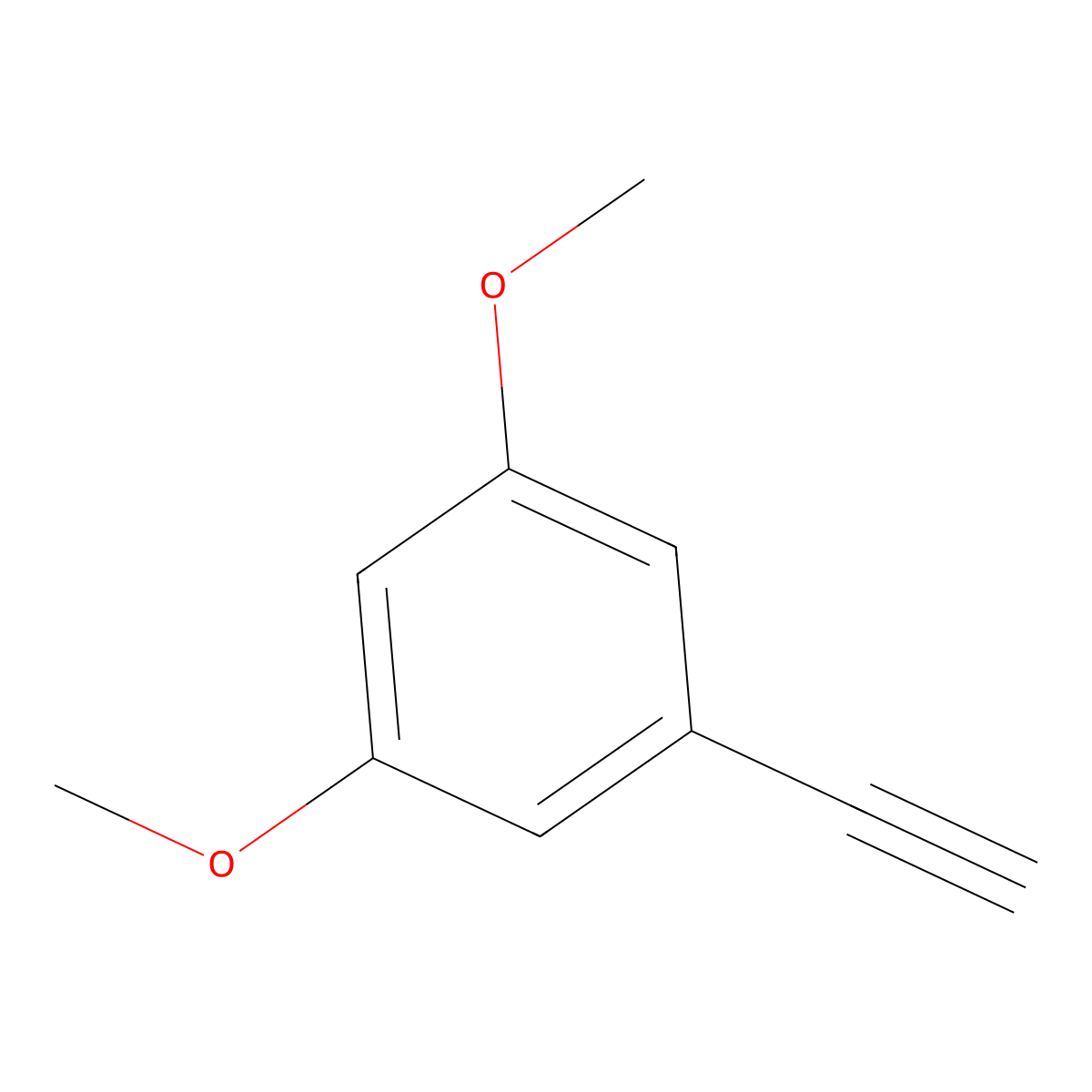 1-Ethynyl-3,5-dimethoxybenzene molecular structure, CAS 171290-52-1