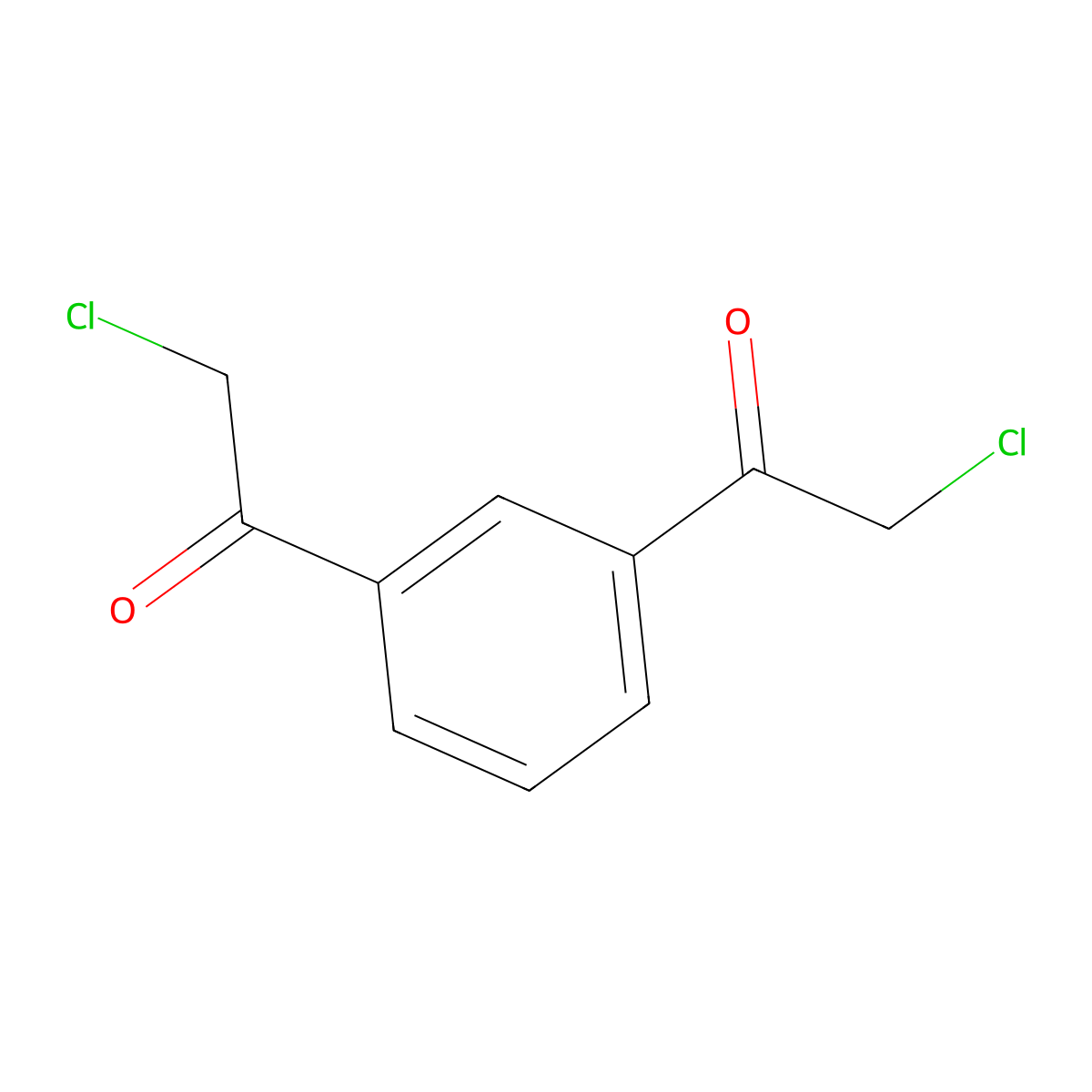 2-Chloro-1-[3-(2-chloroacetyl)phenyl]ethan-1-one molecular structure, CAS 1713-16-2
