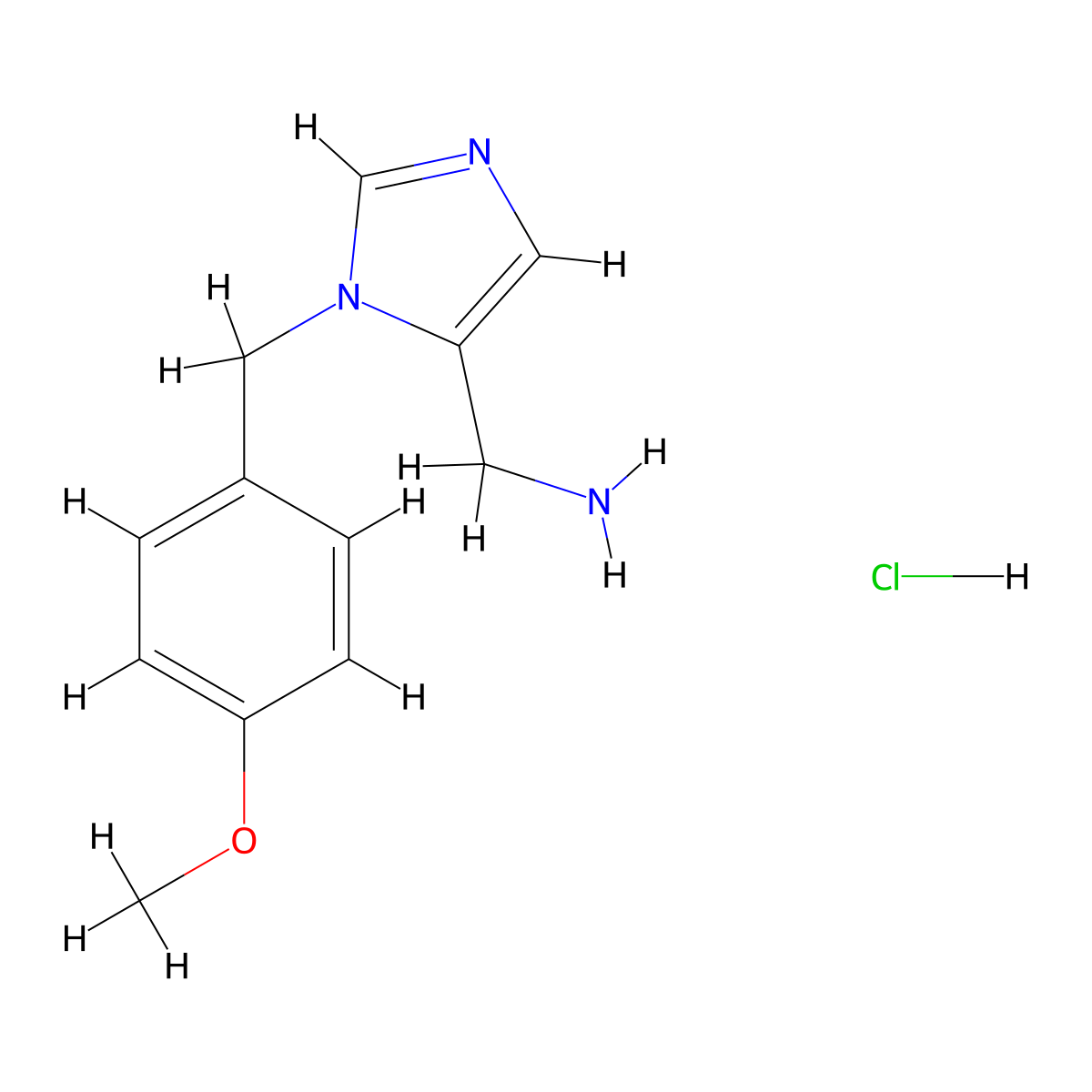 [1-(4-Methoxybenzyl)-1H-imidazol-5-yl]methanamine hydrochloride molecular structure, CAS 1713164-09-0