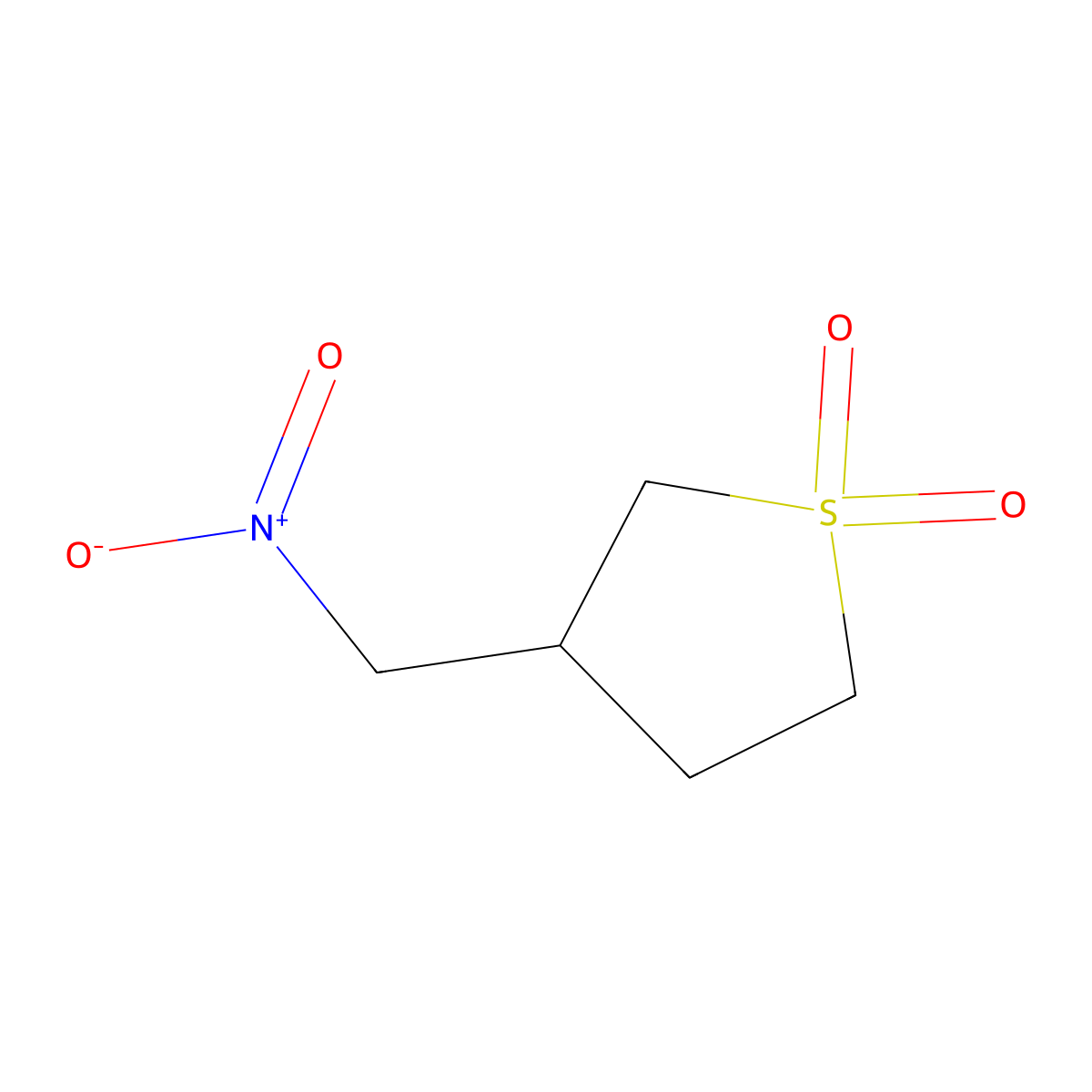 3-(Nitromethyl)-1lambda6-thiolane-1,1-dione molecular structure, CAS 17133-79-8