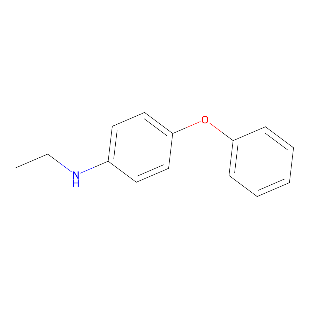 N-ethyl-4-phenoxyaniline molecular structure, CAS 171349-99-8