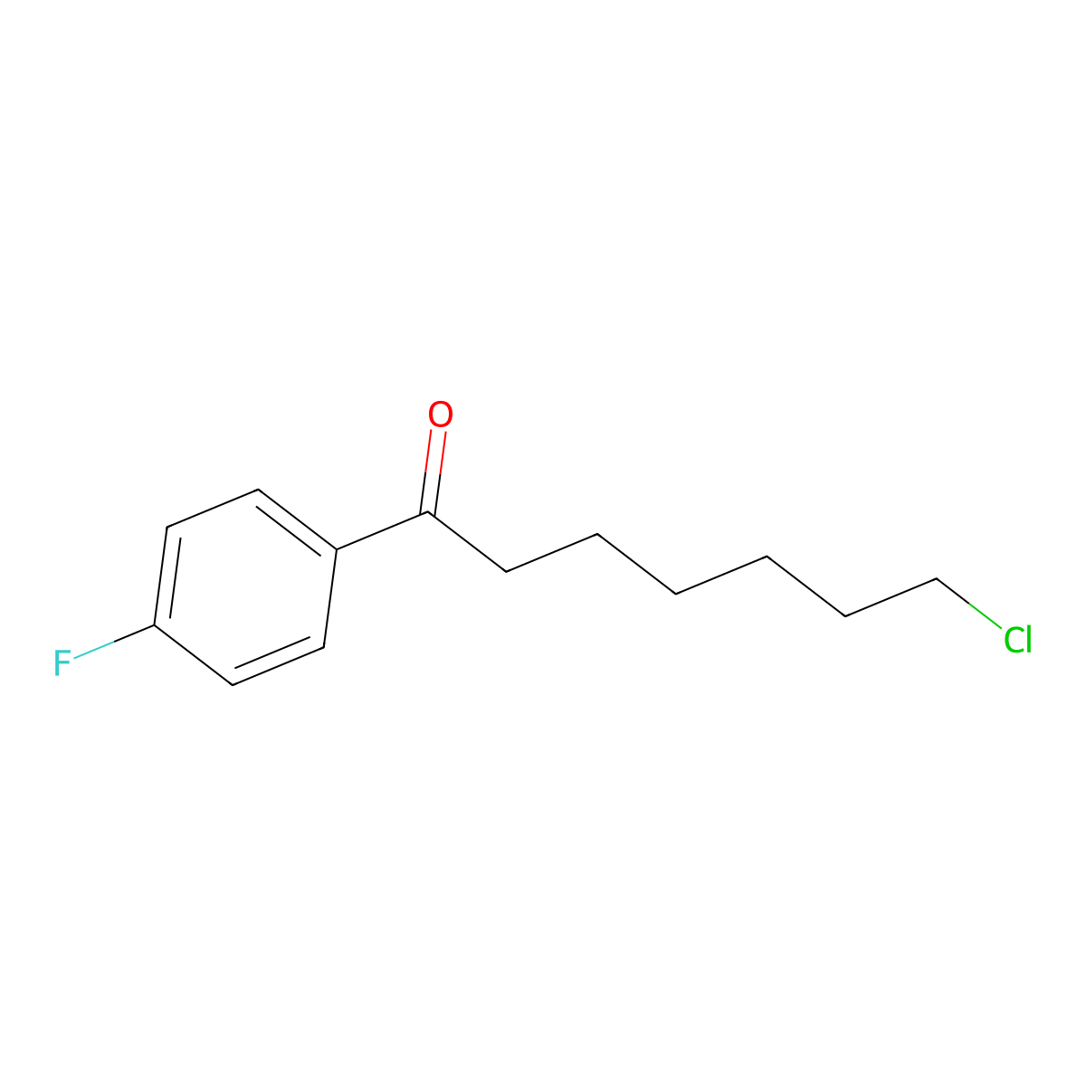 7-Chloro-1-(4-fluorophenyl)heptan-1-one molecular structure, CAS 17135-47-6