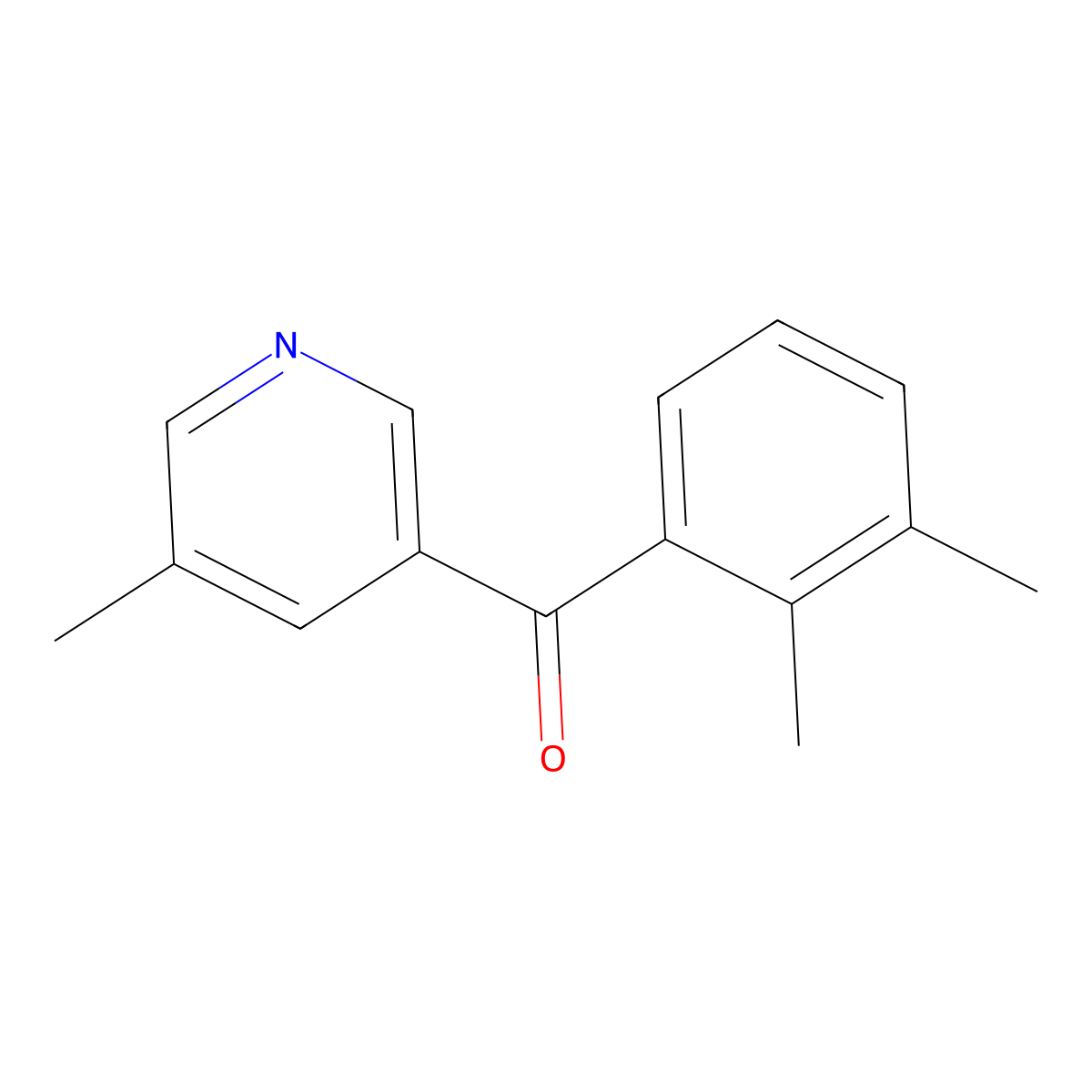 (2,3-Dimethylphenyl)(5-methyl-3-pyridinyl)methanone molecular structure, CAS 1713683-73-8