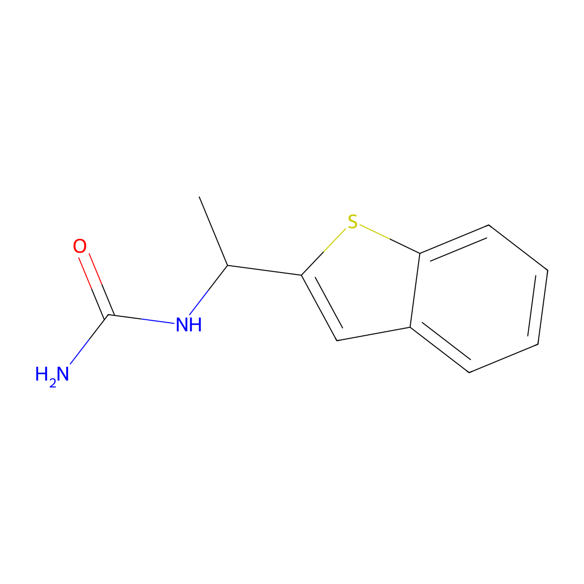 N-dehydroxyzileuton molecular structure, CAS 171370-49-3