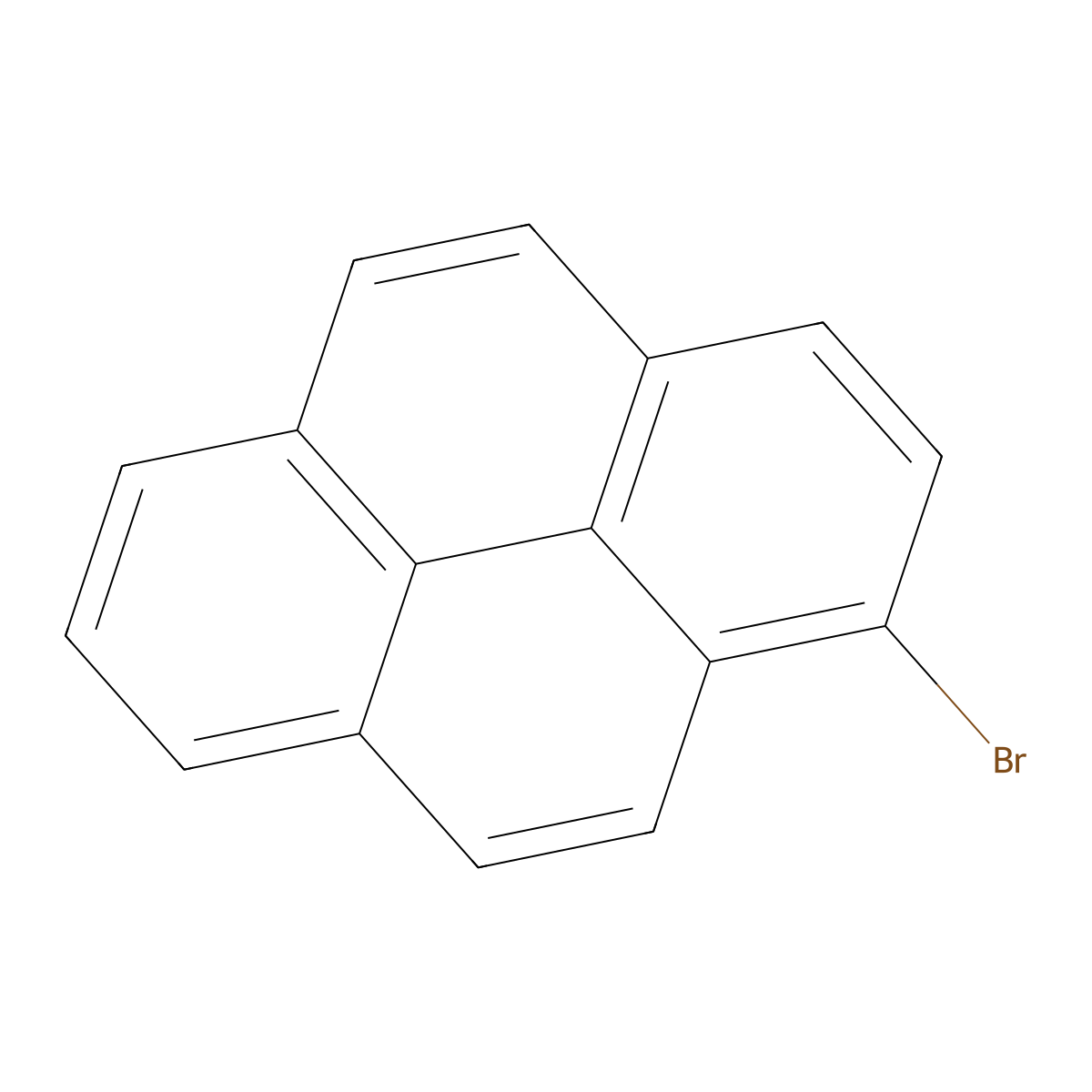 1-Bromopyrene molecular structure, CAS 1714-29-0
