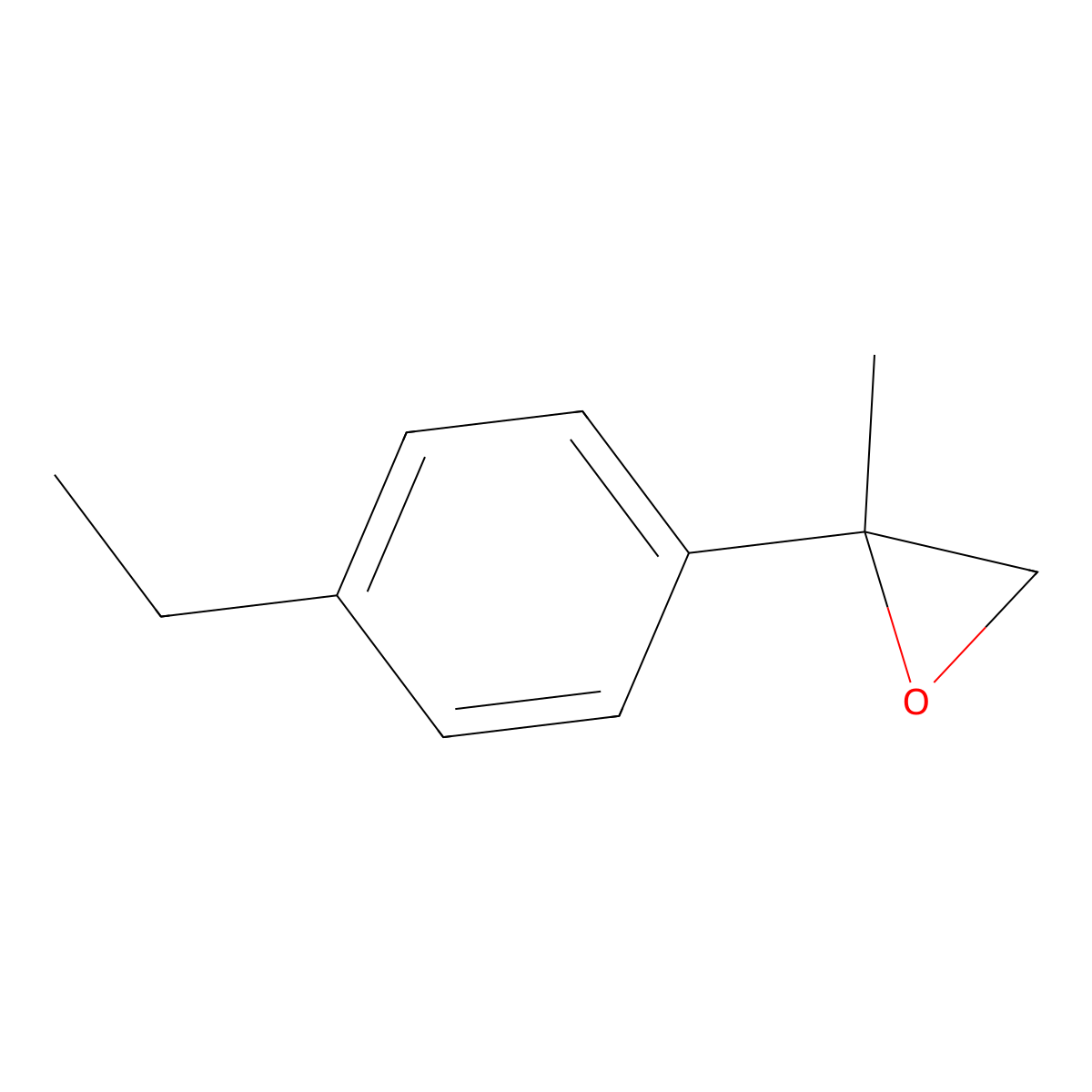 2-(4-Ethylphenyl)-2-methyloxirane molecular structure, CAS 171417-05-3
